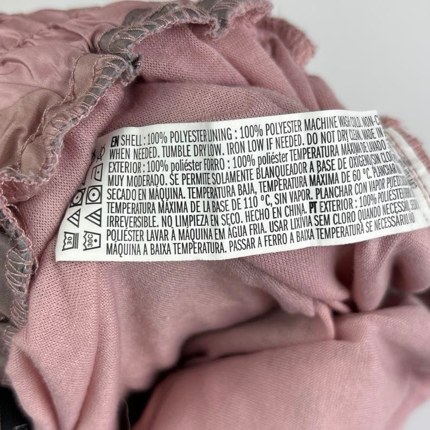 Forever 21 Pink Gray Camouflage Army Print Windbreaker Track Running Shorts Sz S - Image 5
