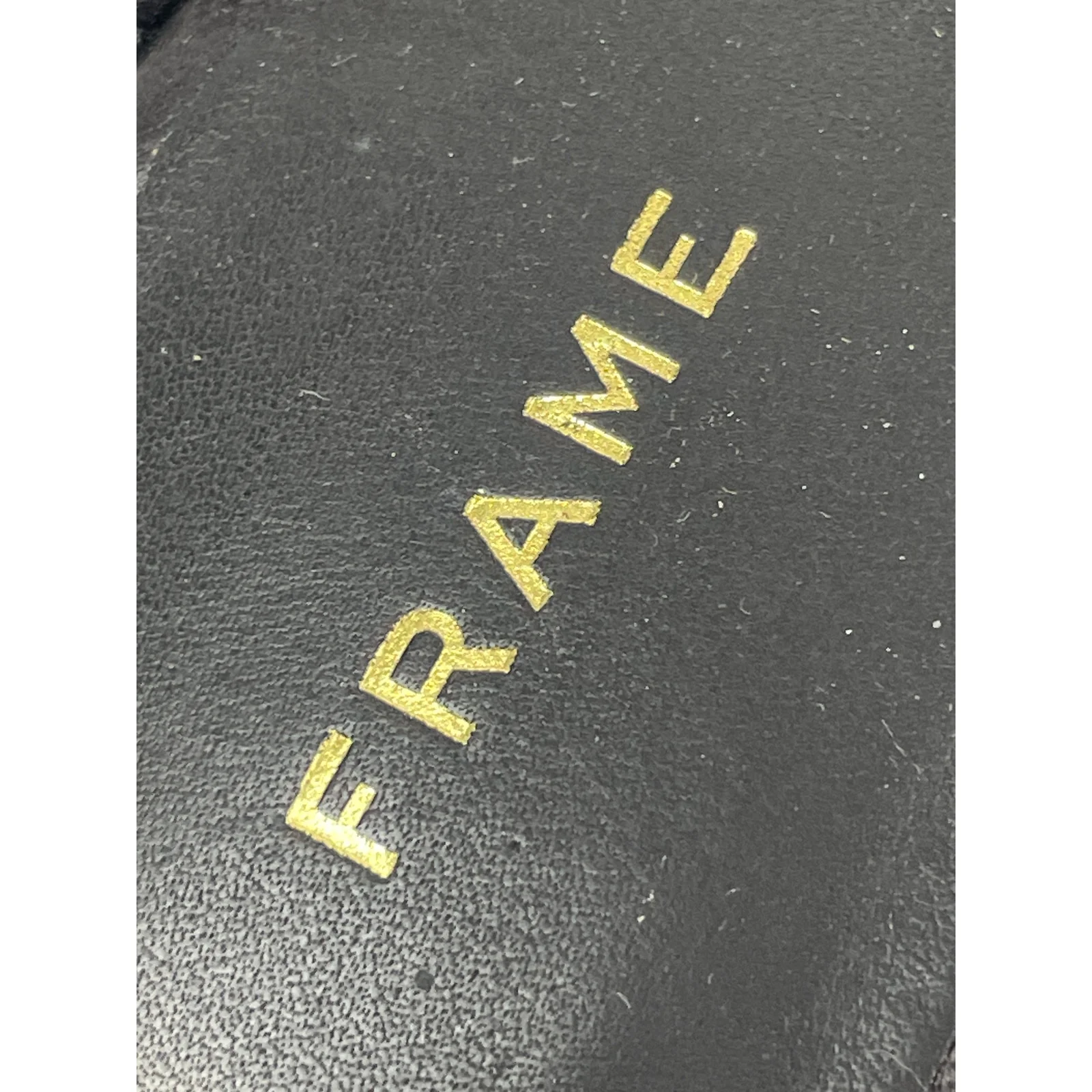 Frame Le Remi Women's Black Leather Straps Lace Up Square Toe Flats Sandals 39.5 - Image 8
