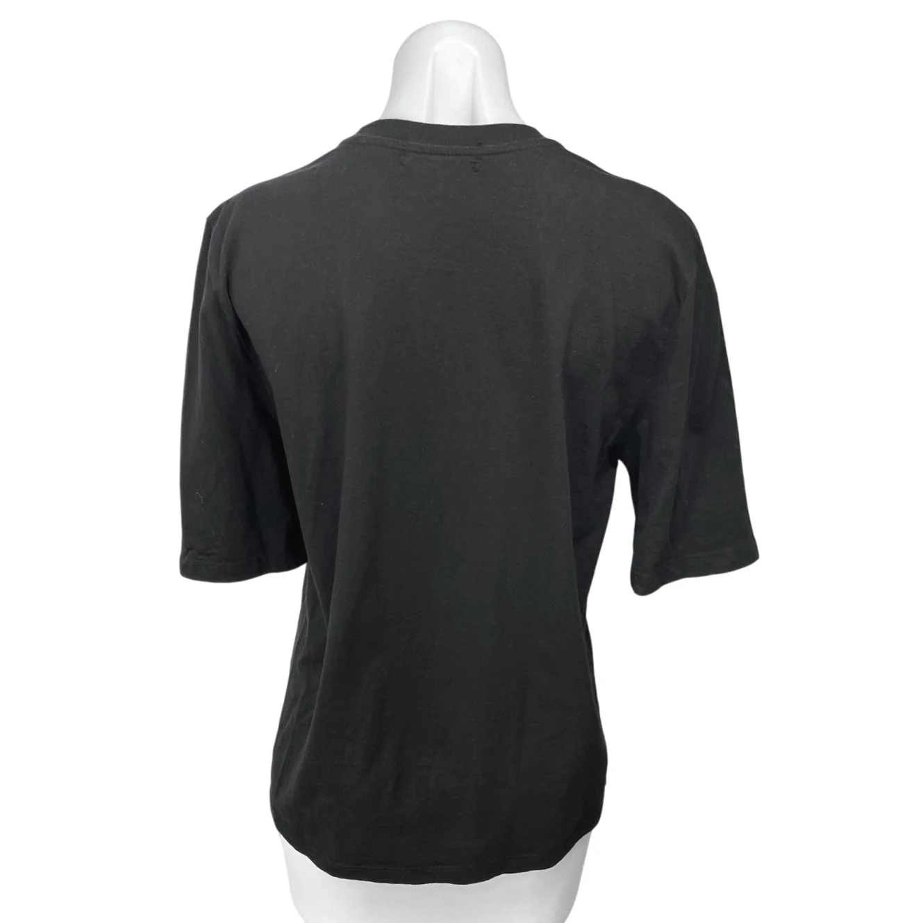 Frankie Shop Women's Black Knit Short Sleeve Pullover Tee T-Shirt Top Size XS - Image 2