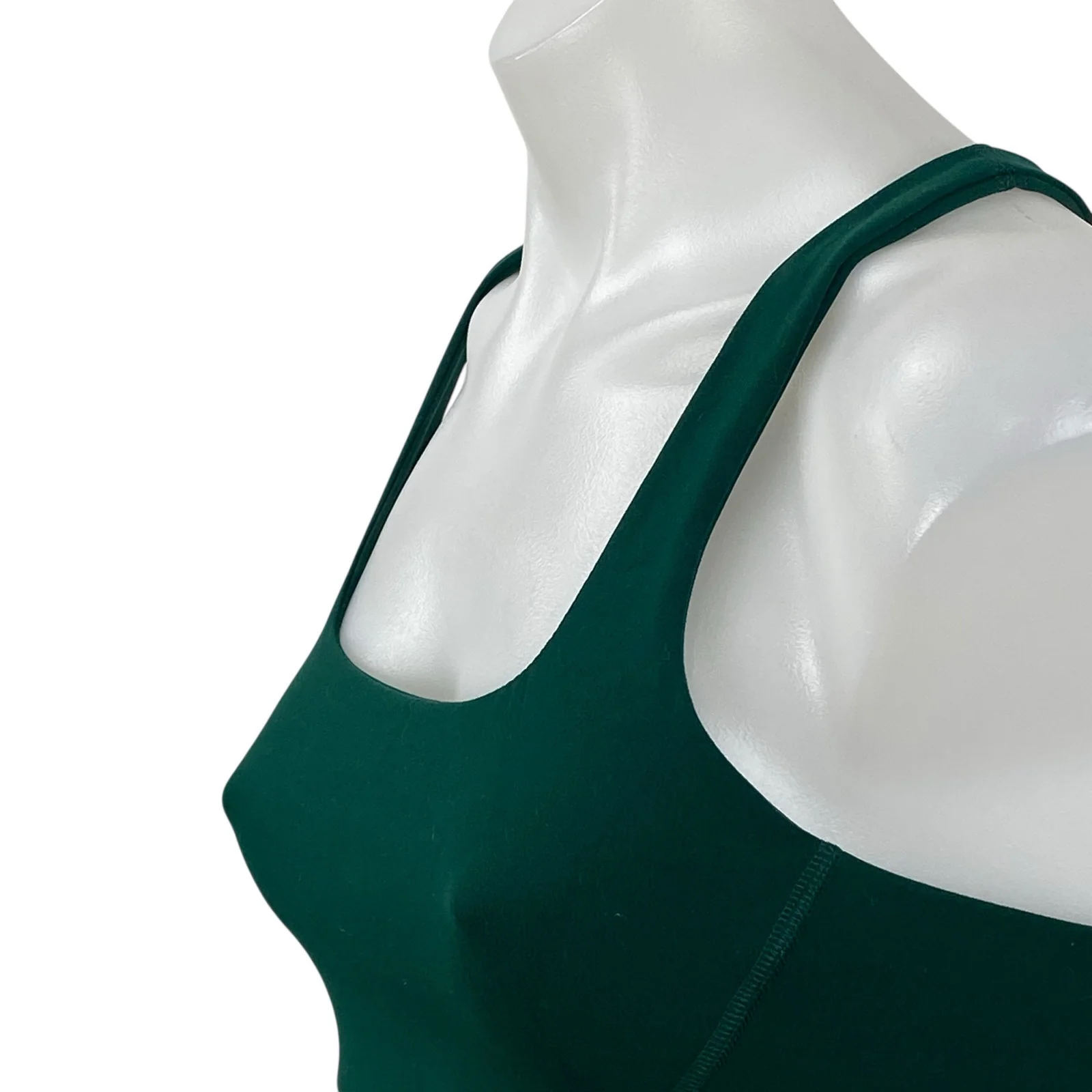 Free People FP Movement Green Racerback Yoga Athletic Sports Bra Crop Top Sz XS - Image 3