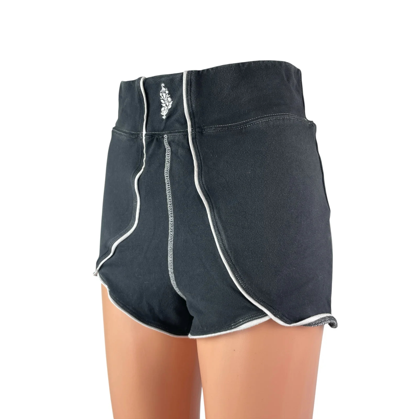 Free People FP Movement Women's Black High Rise Yoga Workout Athletic Shorts S - Image 2