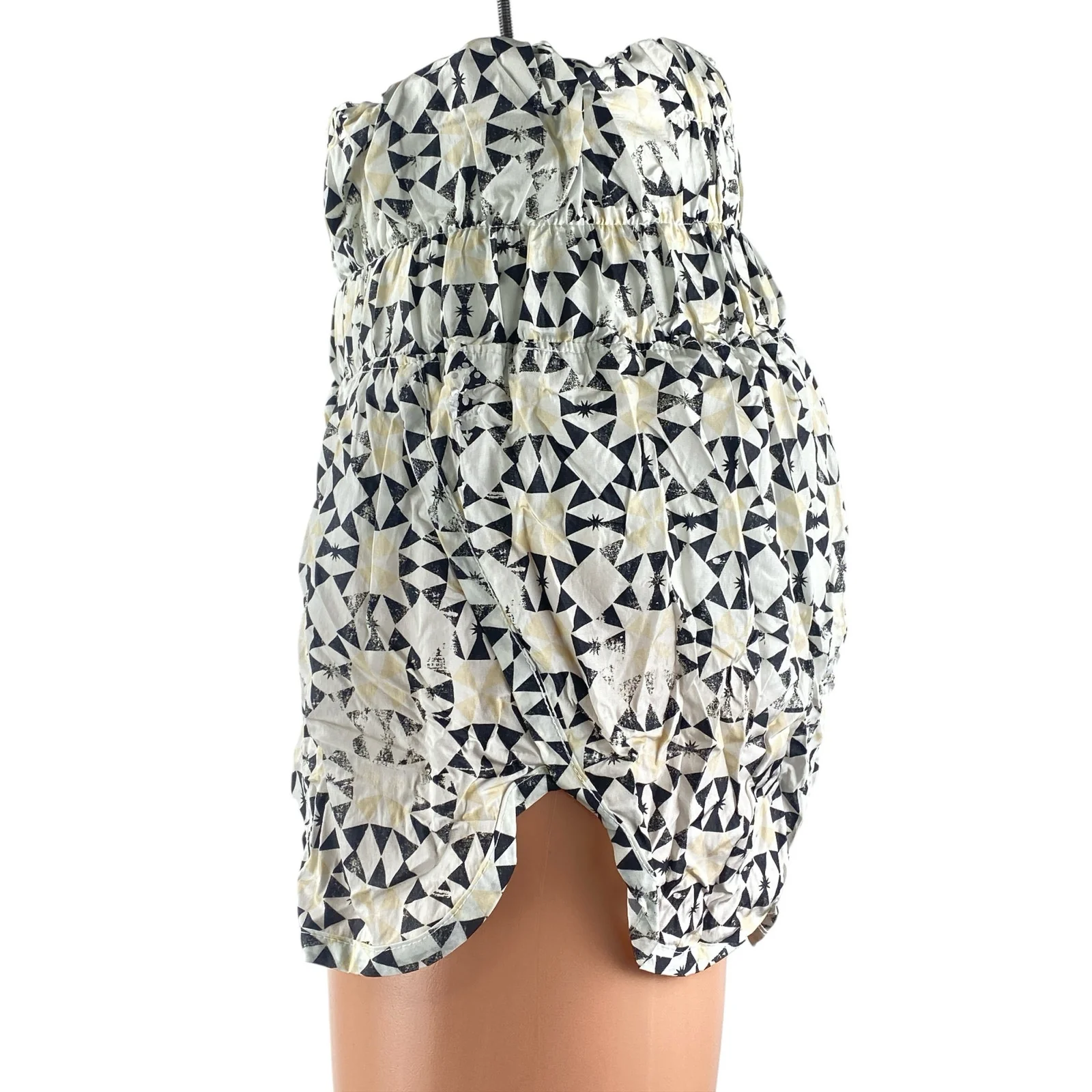 Free People FP Women's Multicolor Geometric High Waisted Activewear Shorts Sz S - Image 3