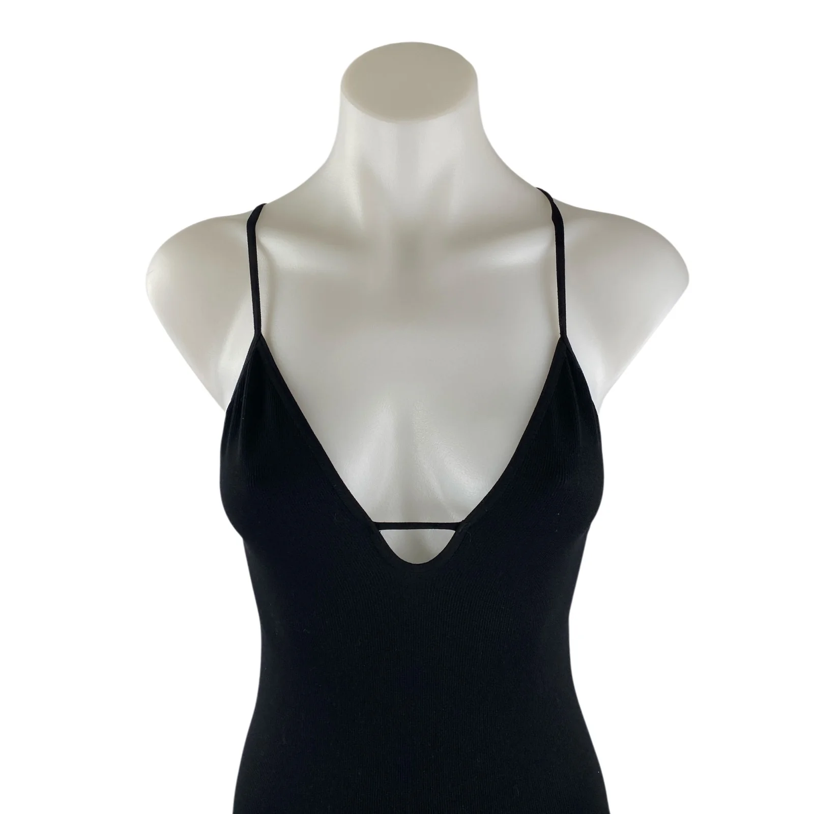 Free People Intimately Move Along Black Sleeveless One Piece Bodysuit Top Sz M/L - Image 4