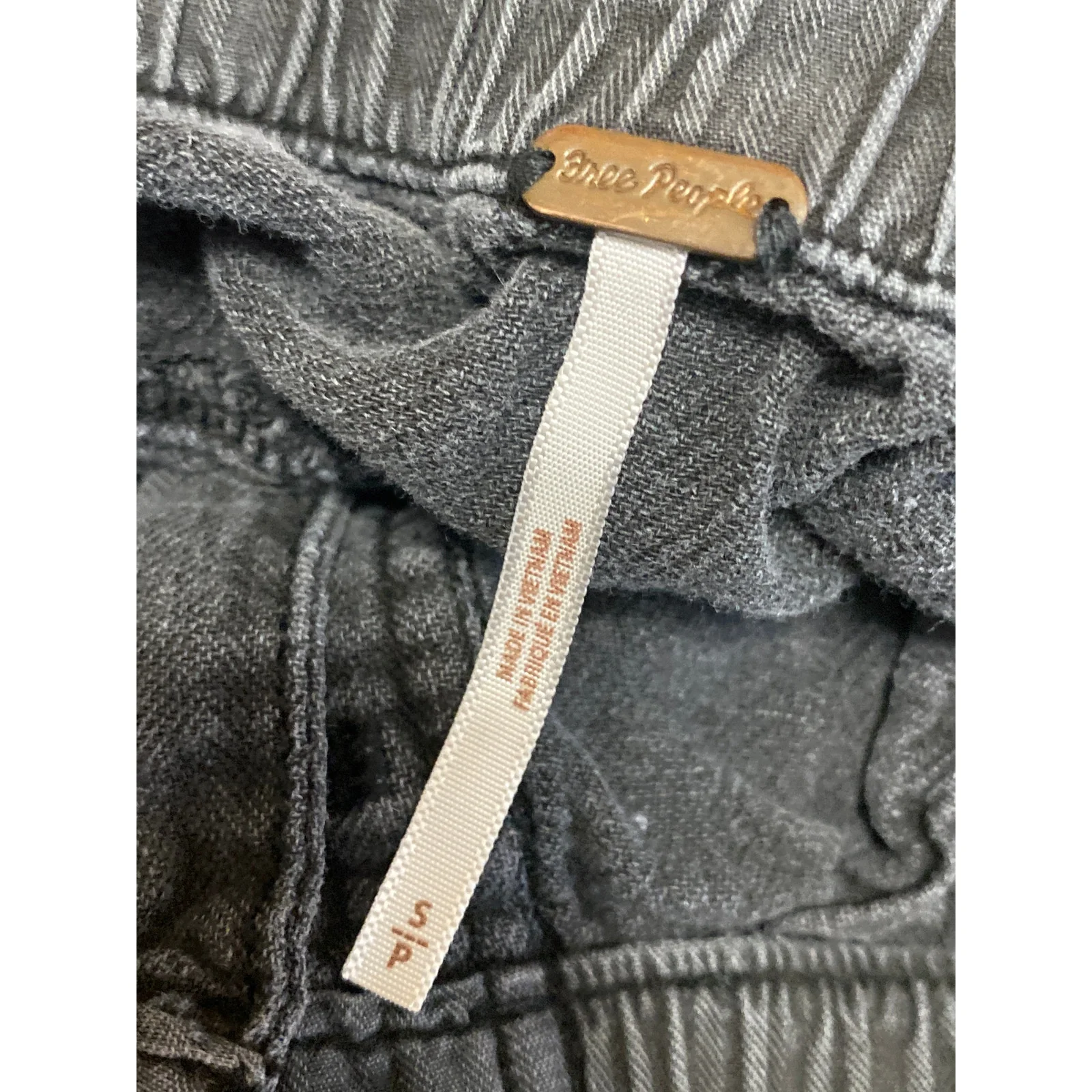 Free People Livin' In The City Belted High Rise Baggy Cargo Trousers Pants Sz S - Image 5
