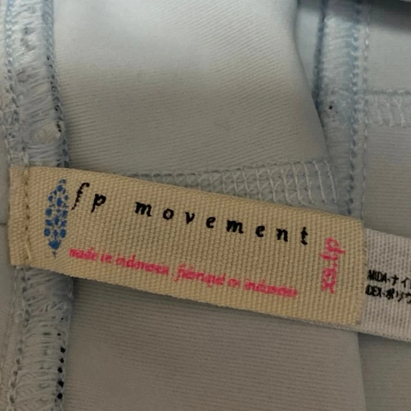 Free People Revelation Women's White Cutouts Mid Rise Yoga Leggings Pants Sz XS - Image 5