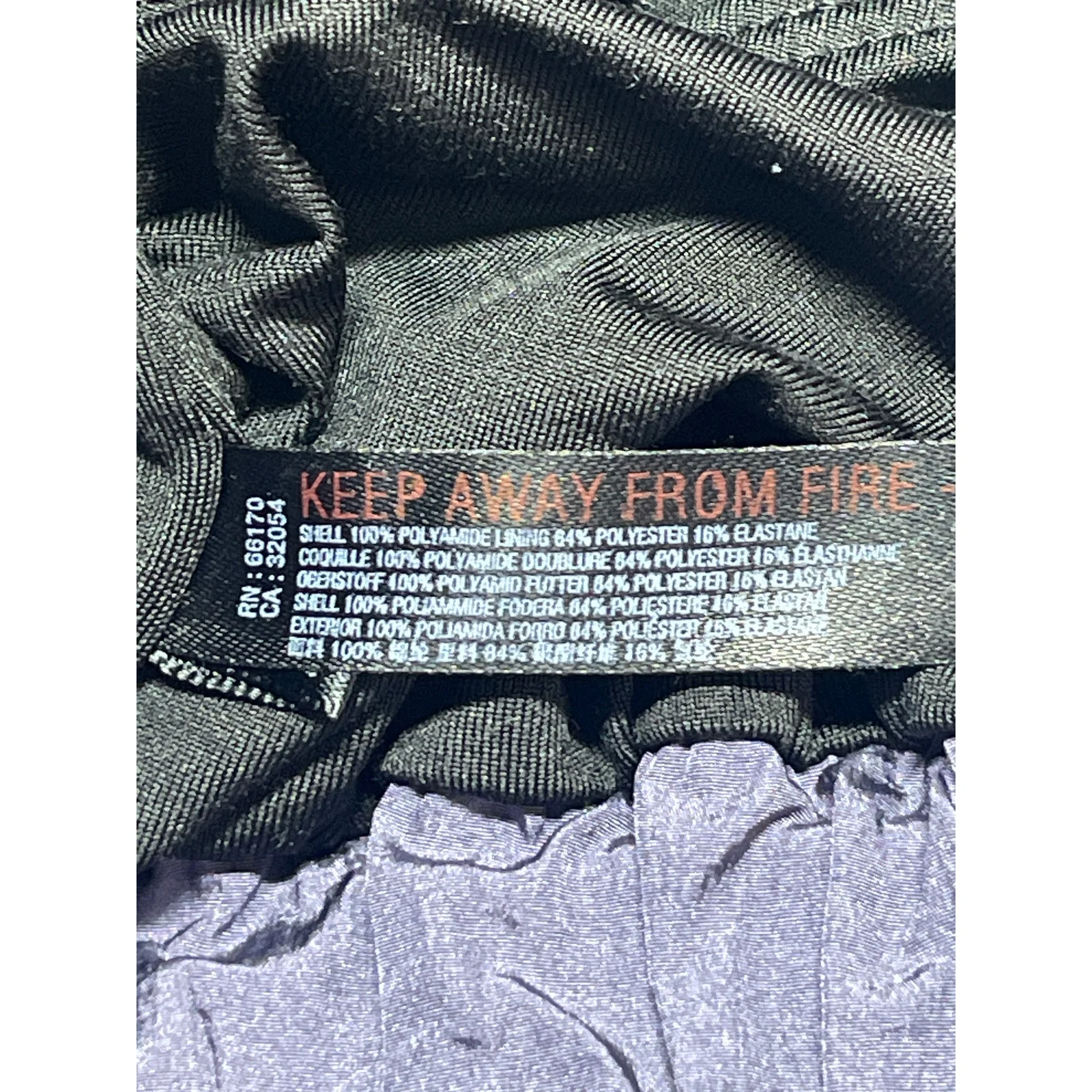Free People Way Home Purple High Rise Smocked Wide Activewear Sports Shorts Sz L - Image 4