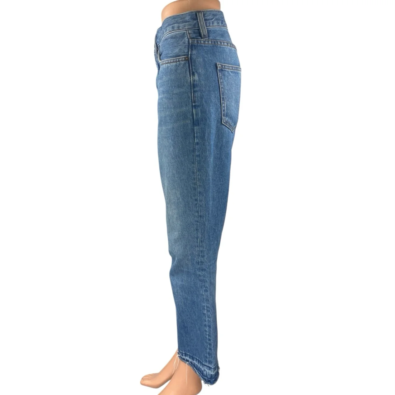 Free People Women's Blue High Waisted Flared Bootcut Denim Jeans Pants Size 28 - Image 2