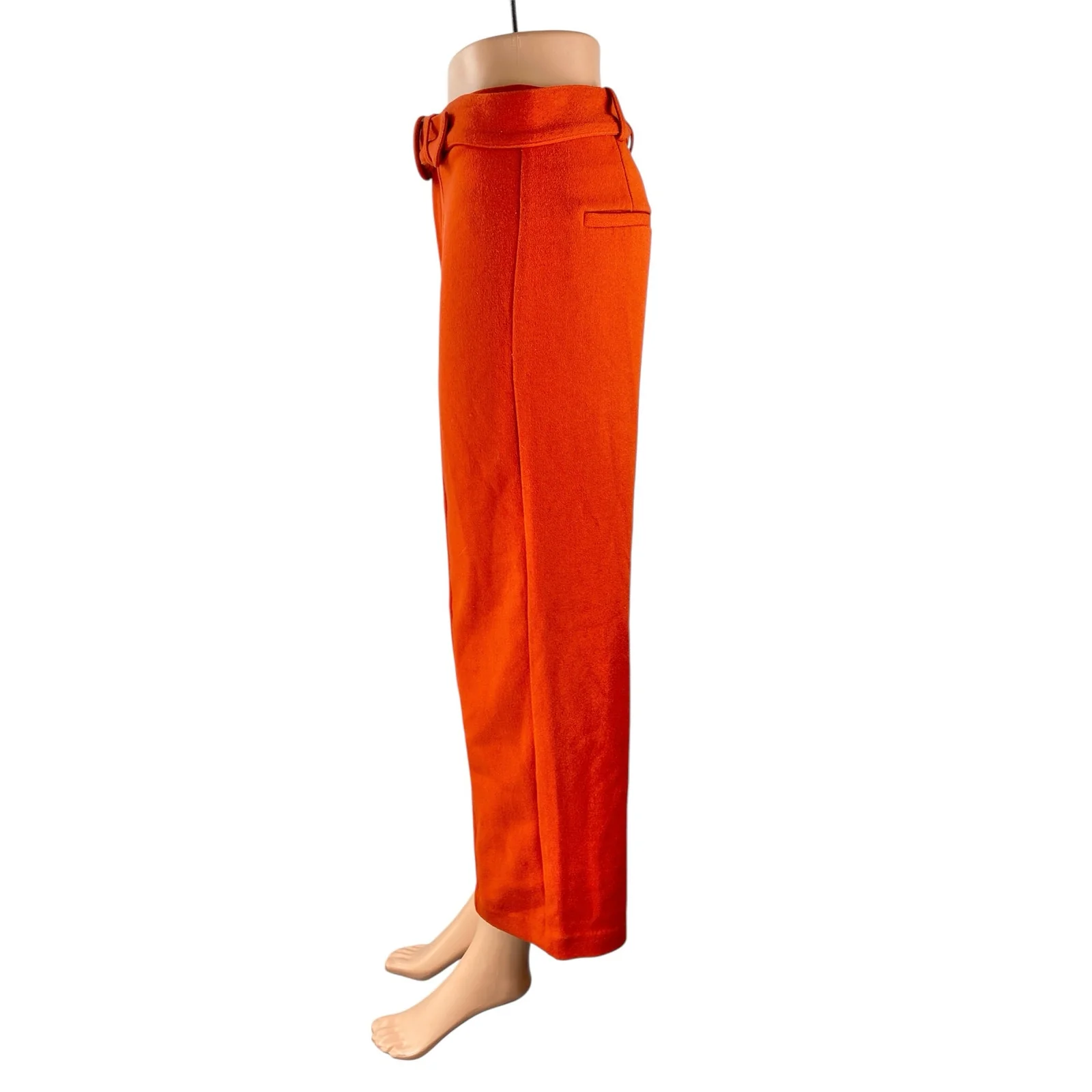 Free People Women's Coral Belted High Rise Wide Leg Baggy Trousers Pants Size 4 - Image 3