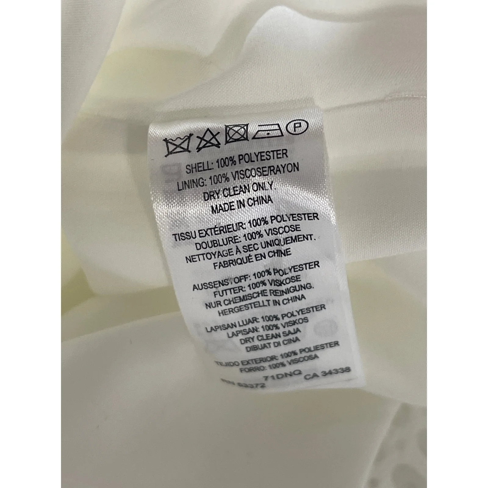 French Connection Glacier Wave White Sleeveless Mesh Fit & Flare Mini Dress Sz 6 - Image 5