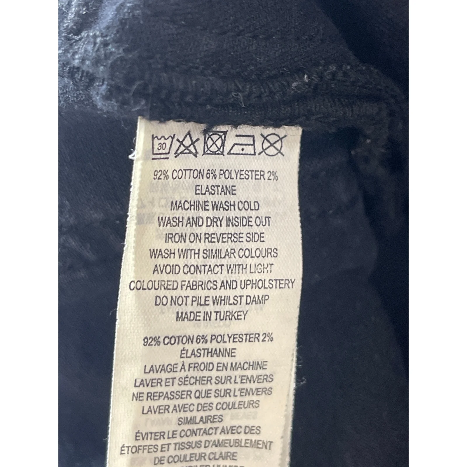 French Connection Women's Black High Waisted Slim Fit Skiiny Denim Jeans Pants 4 - Image 5