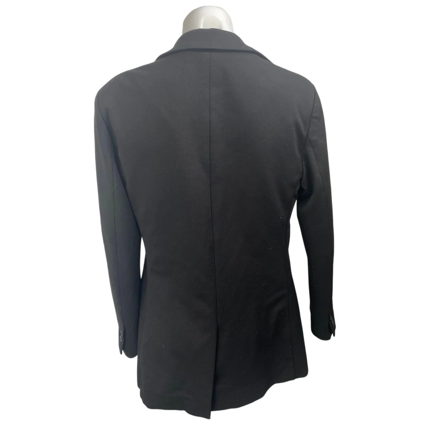 French Connection Women's Black Notch Collar Button Blazer Coat Jacket Size XXS` - Image 2