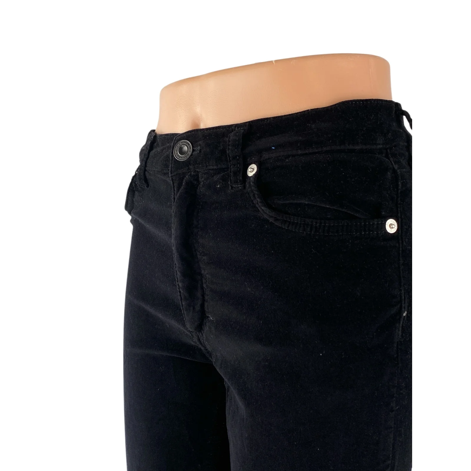 French Connection Womens Black Soft Stretch High Rise Skinny Denim Jeans Pants 6 - Image 3