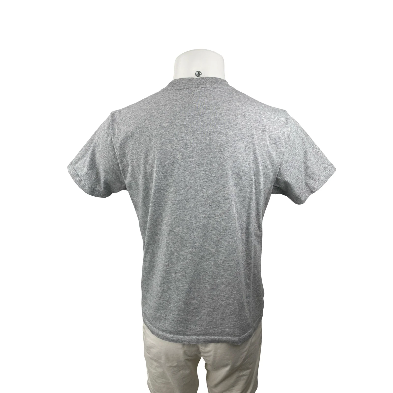 Fursac Men's Gray Heather Chest Pocket Crew Neck Short Sleeve T Shirt Tee Top L - Image 4
