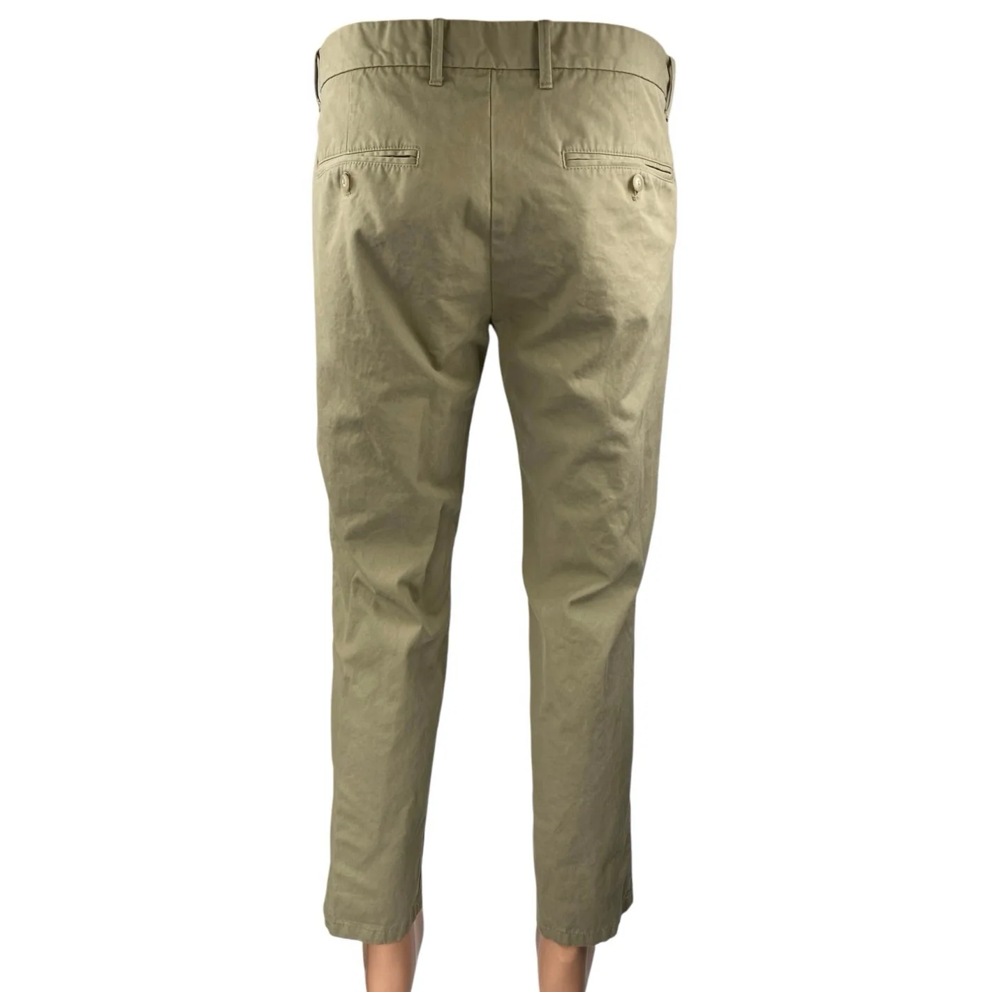 Gap Men's Beige Tan Khaki Slim Straight Leg Chino Trousers Pants Size 32x30 - Image 3