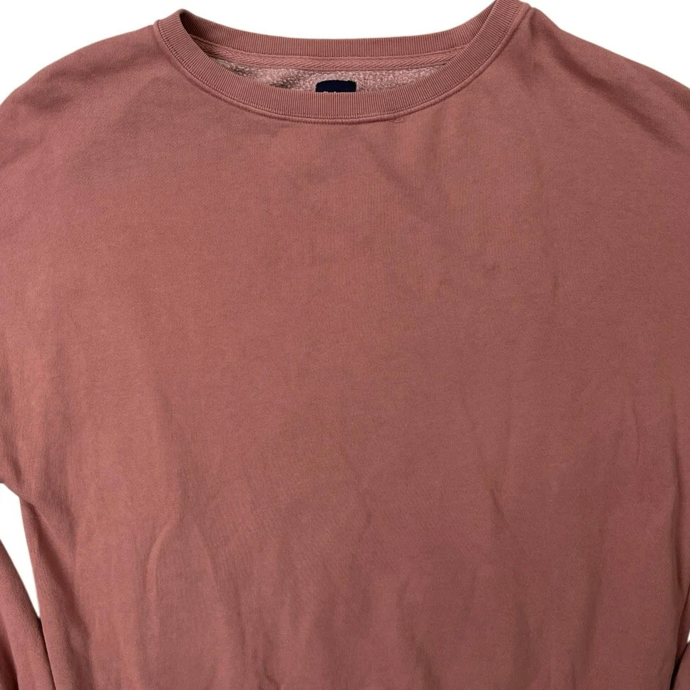 Gap Men's Brown Crew Neck Long Sleeve Pullover Sweatshirt Sweater Top Size M - Image 3