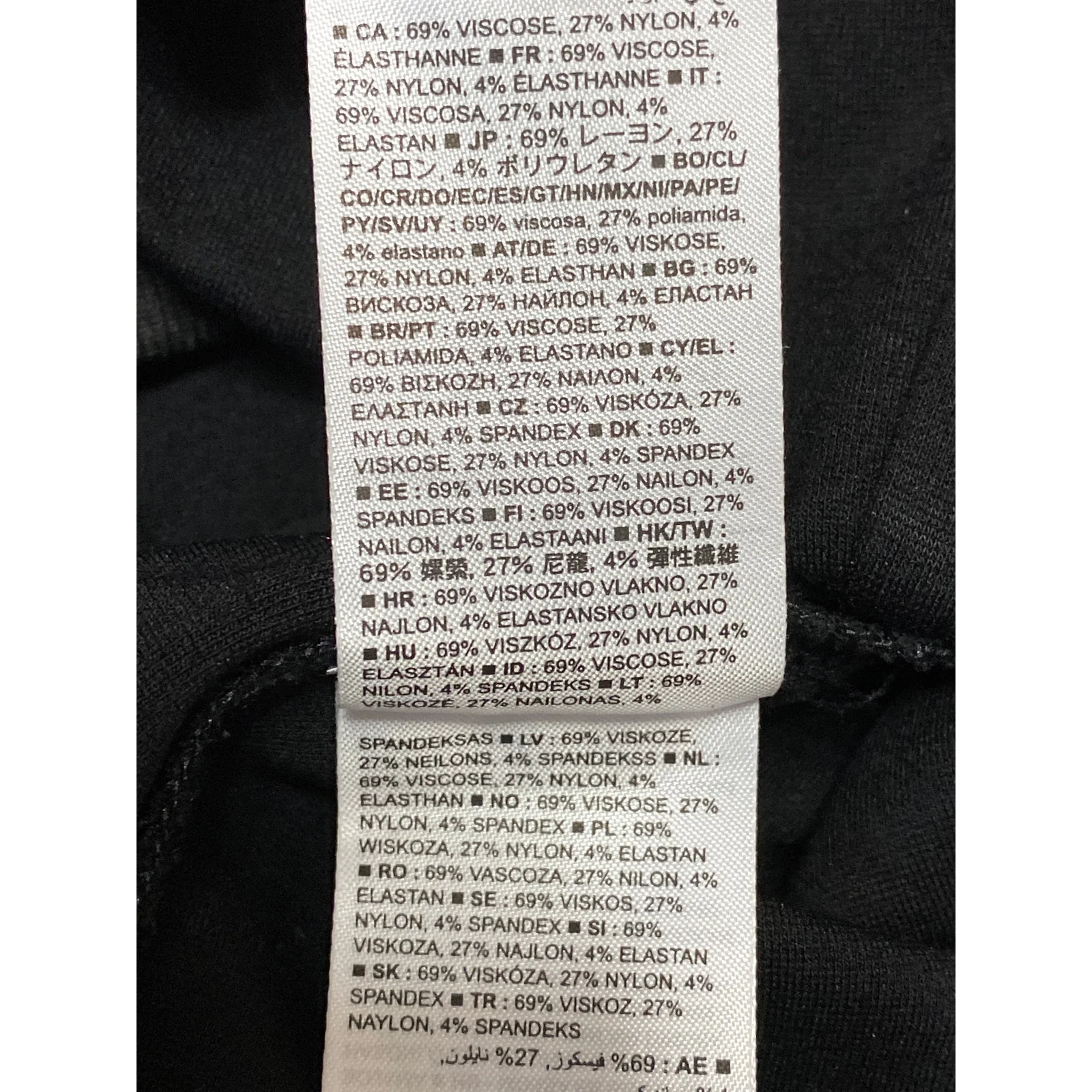 Gap Ponte Capri Women's Black High Rise Pleated Cropped Trousers Pants Sz S Tall - Image 5
