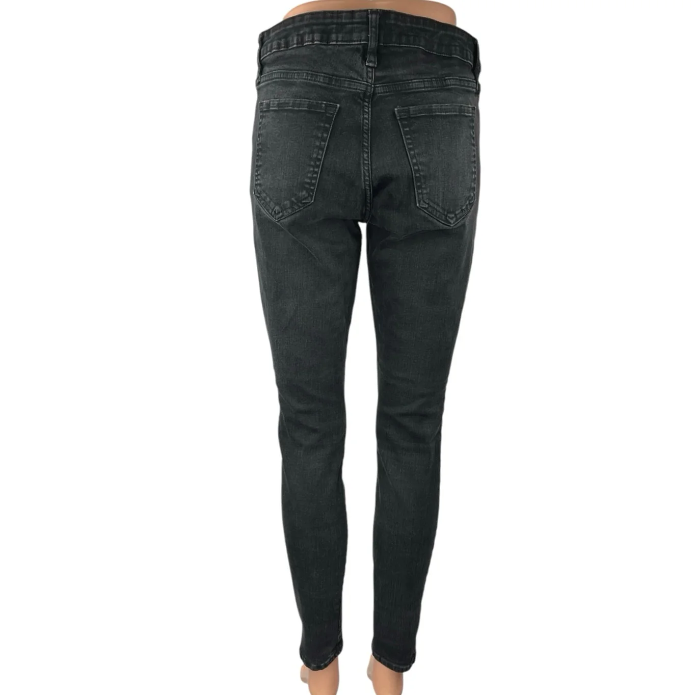 Gap Women's Black High Waisted Stretch Legging Skinny Denim Jeans Size 30R - Image 3