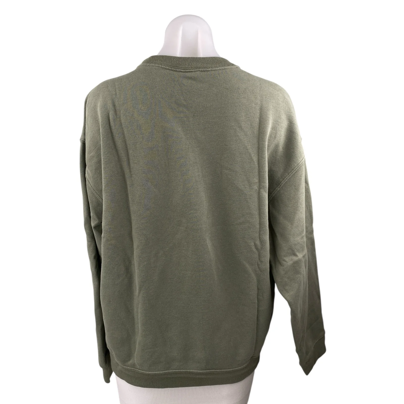 GAP Womens Green Crew Neck Long Sleeve Oversized Sweatshirt Sweater Top Size S - Image 2