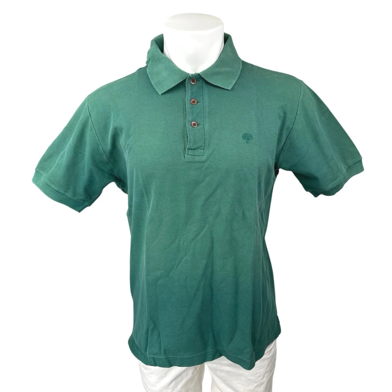 Gianfranco RAO Men's Green Logo Short Sleeve Golf Club Polo Shirt Top Size L