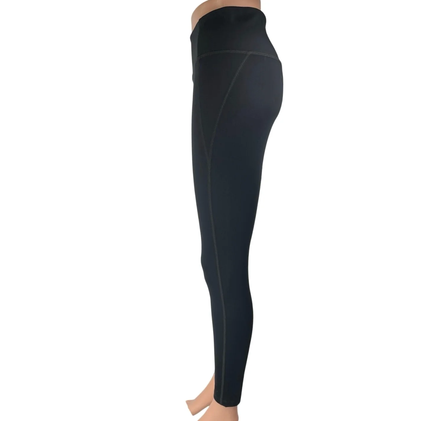 Girlfriend Collective Releve Women's Black Mid Rise Athleta Legging Pants Size M - Image 2