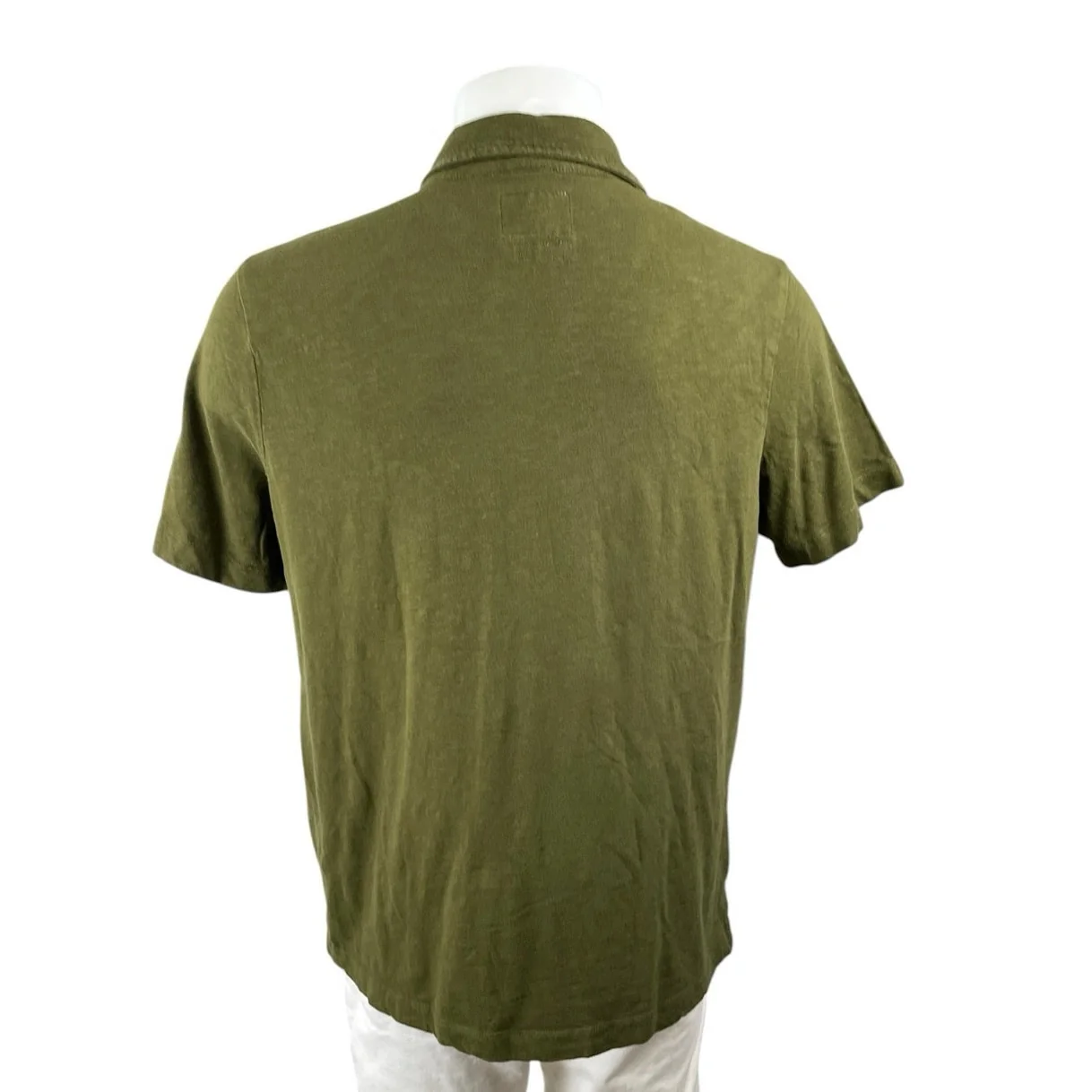 Goodfellow & Co Mens Green Short Sleeve Cotton Pocket Golf Polo Shirt Top Size L - Image 3