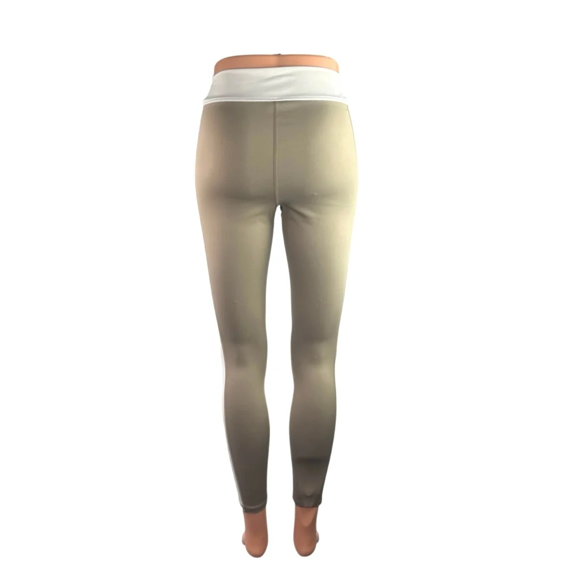 Greyson Divina Beige High Rise Yoga Workout Athletic Activewear Legging Pants M - Image 3