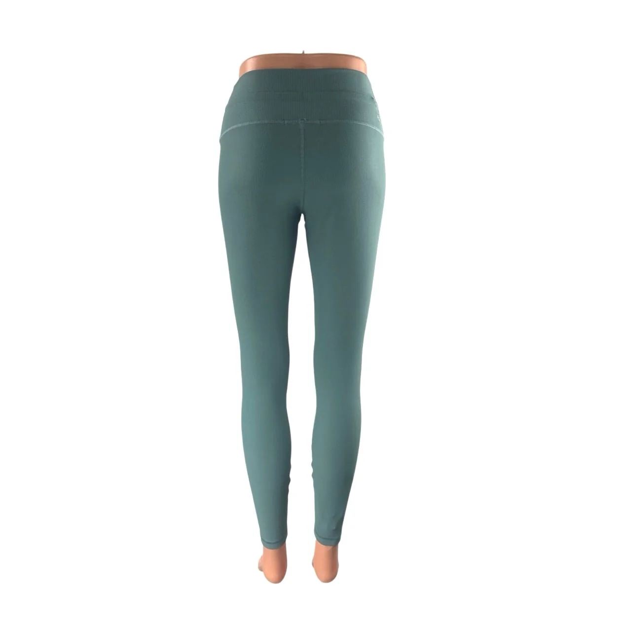 Greyson Women's Green High Rise Drawstring Yoga Athletic Leggings Pants Size M - Image 3