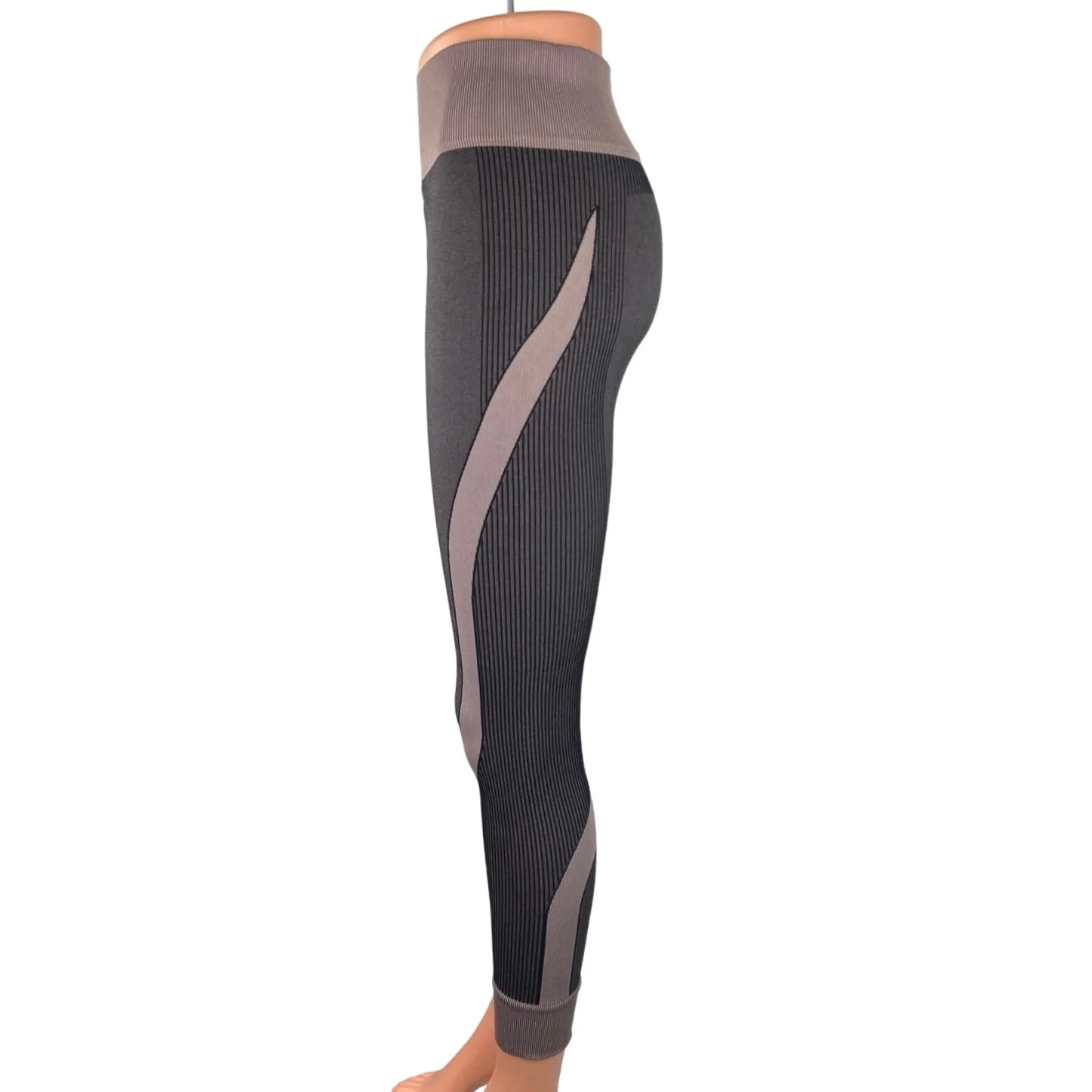 GSTQ Multicolor High Waist Stretch Activewear Fitness Gym Tight Leggings Sz M/L - Image 2