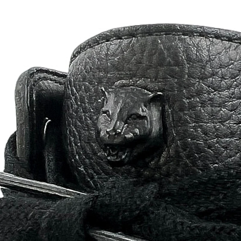 Gucci Girls Kids Black Hand Leather Beaded Embellished High Top Sneakers Size 37 - Image 6