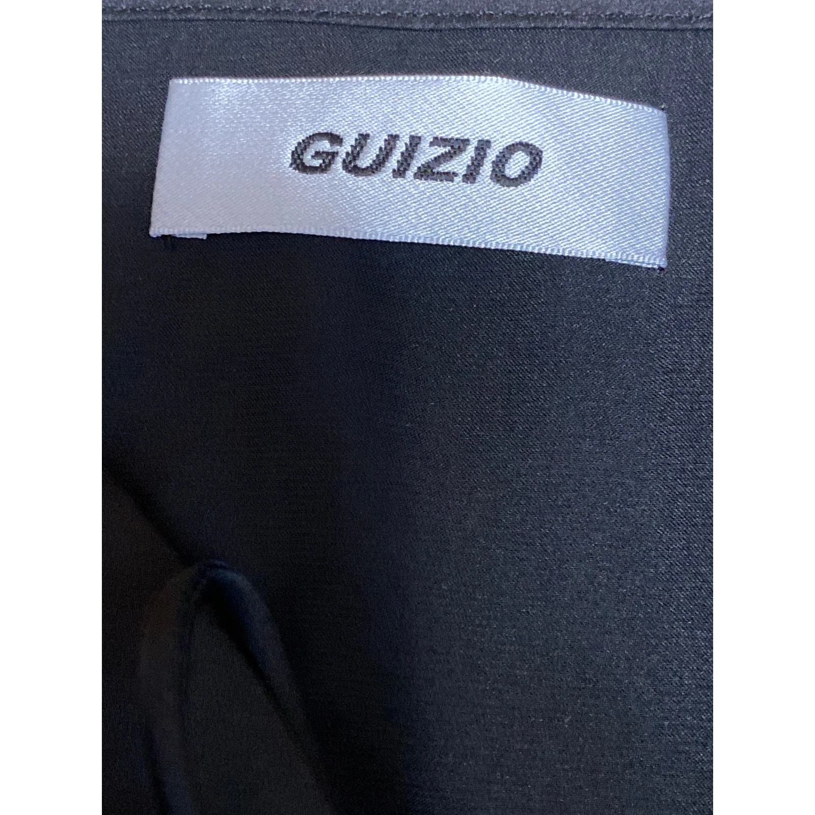 Guizio Lace Tie Womens Black Satin Floral Sheer Mesh Sleeveless Cami Tank Top XS - Image 5