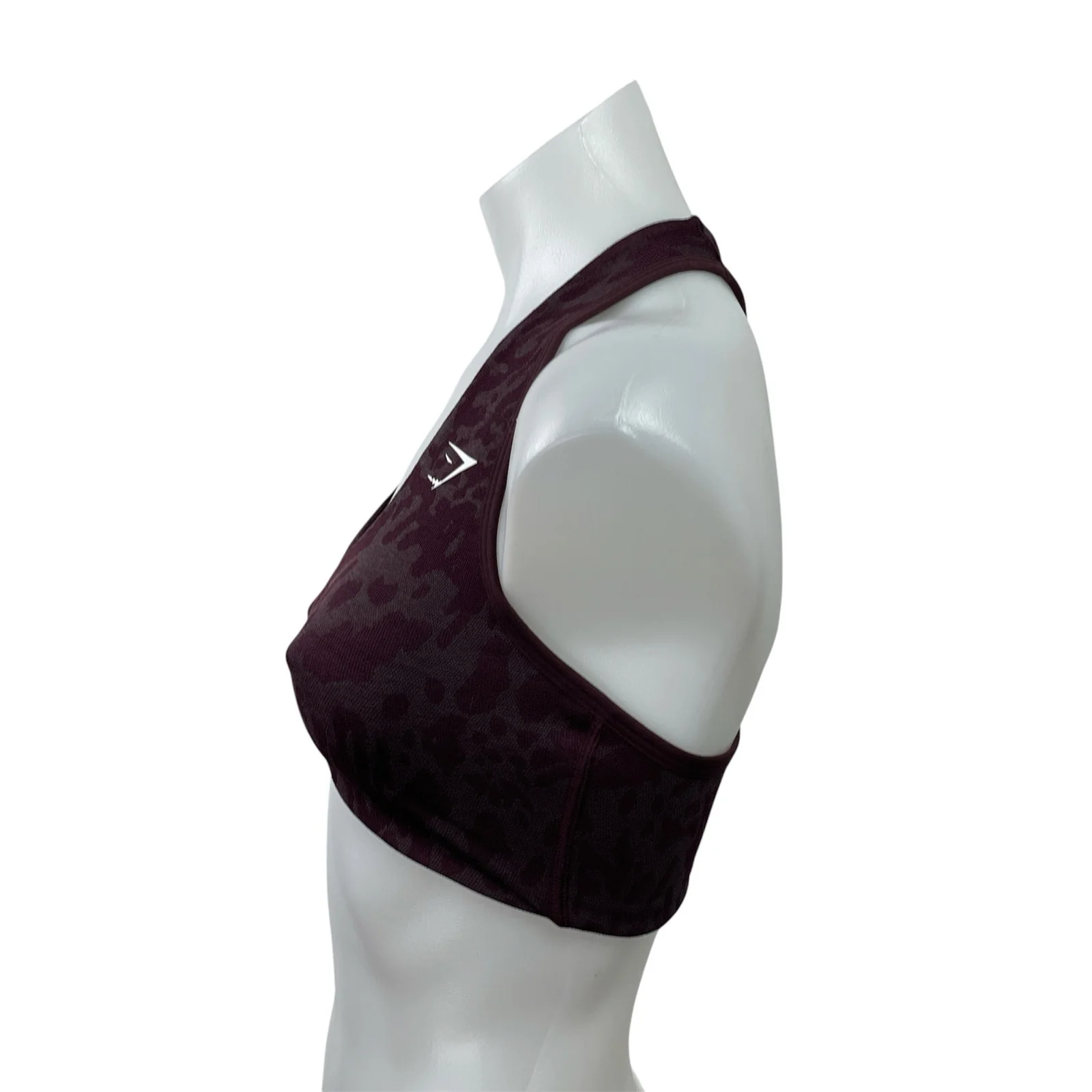 Gymshark Adapt Animal X Whitney Brown Seamless Twist Front Sports Bra Tank Top S - Image 2