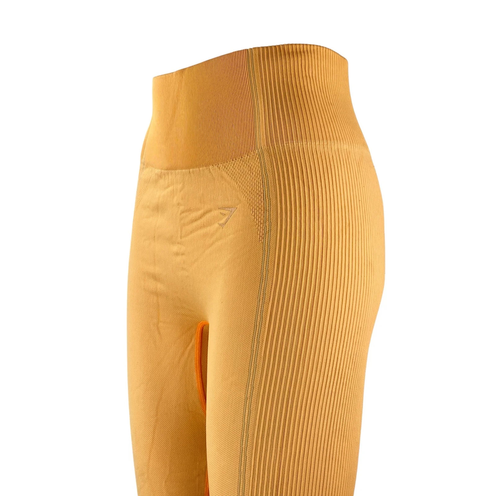 Gymshark Beige High Waist Skinny Yoga Gym Athletic Activewear Leggings Pants S - Image 2