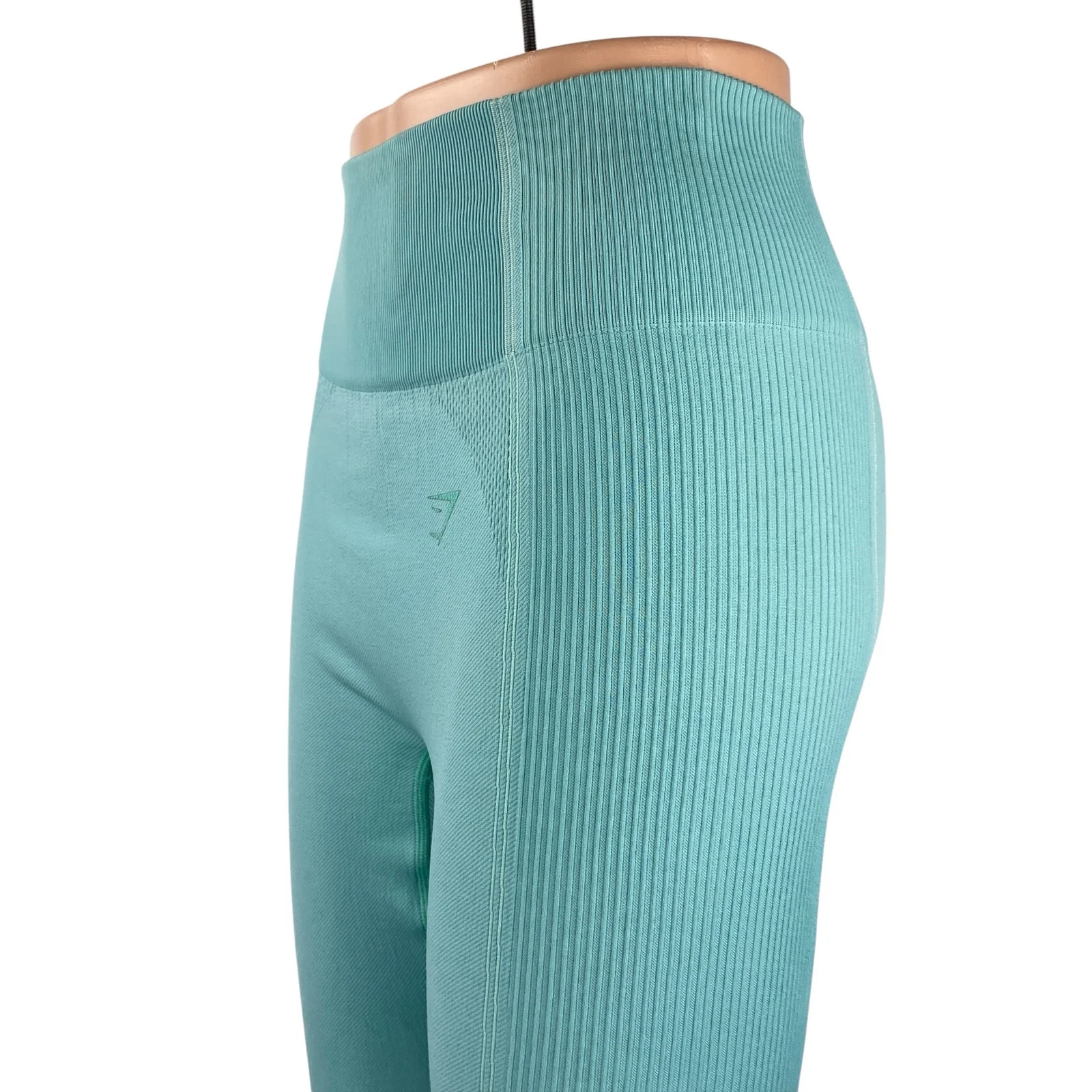 Gymshark Energy Seamless Blue Skinny Yoga Athletic Activewear Leggings Pants S - Image 2