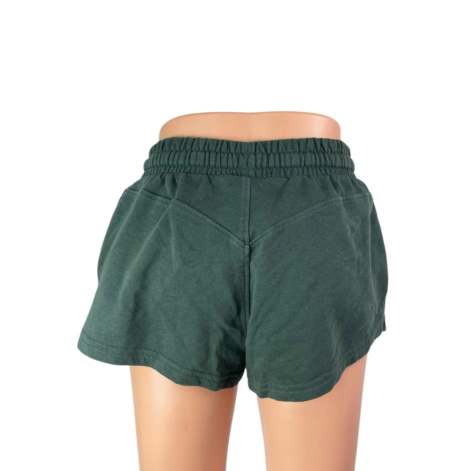 Gymshark Legacy Graphic Women's Green Yoga Workout Athletic Activewear Shorts XS - Image 3