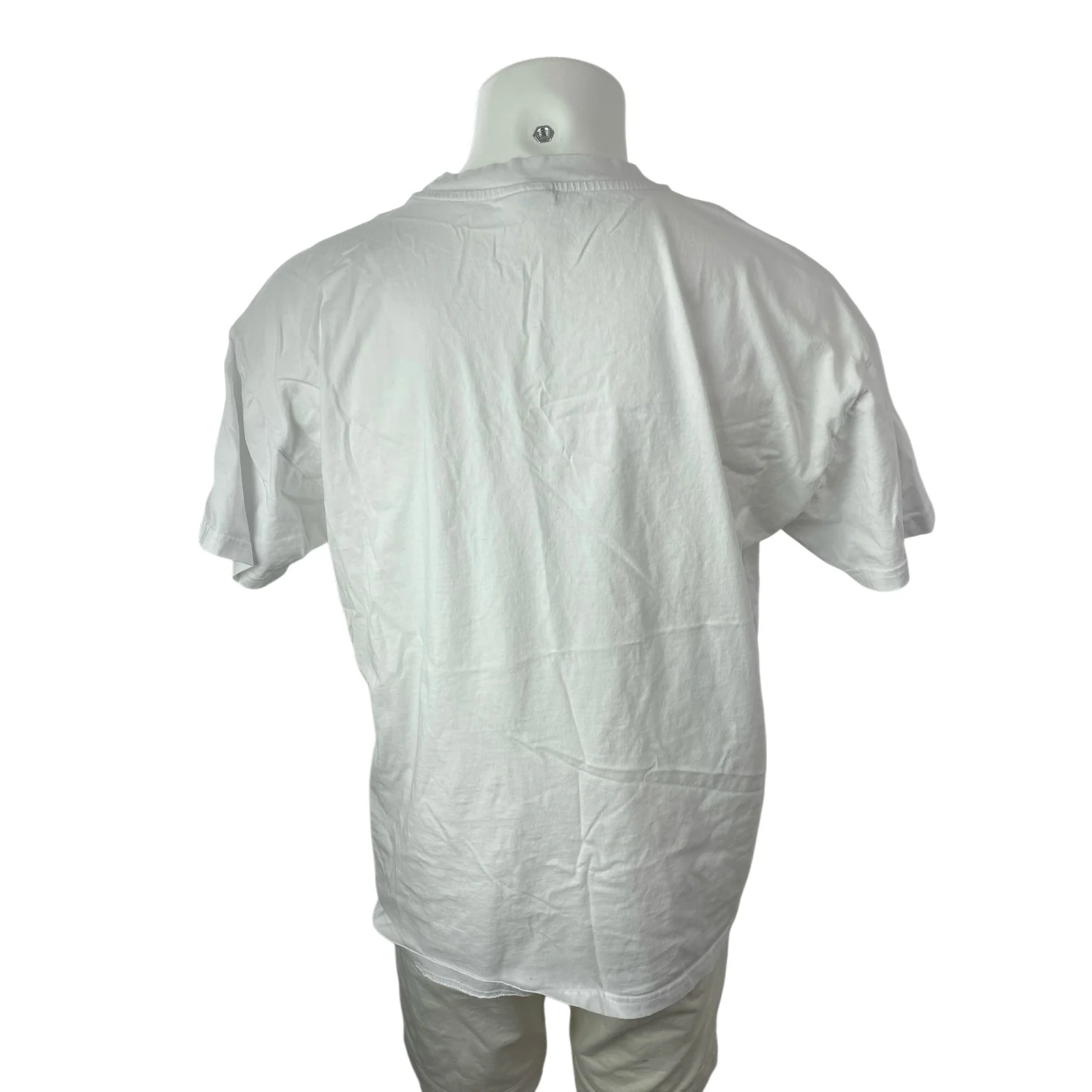 Gymshark Men's White Logo Short Sleeve Basic Crew Neck T Shirt Tee Top Size XXL - Image 3