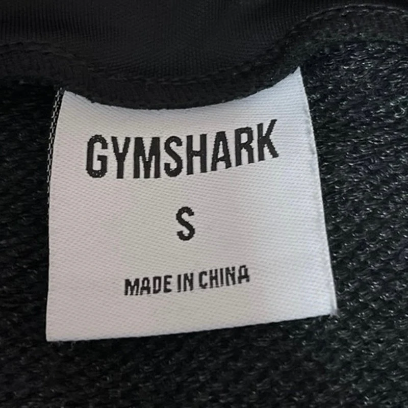 Gymshark Movement Black Mesh Long Sleeve Hooded Drawstring Cropped Sweatshirt S - Image 3