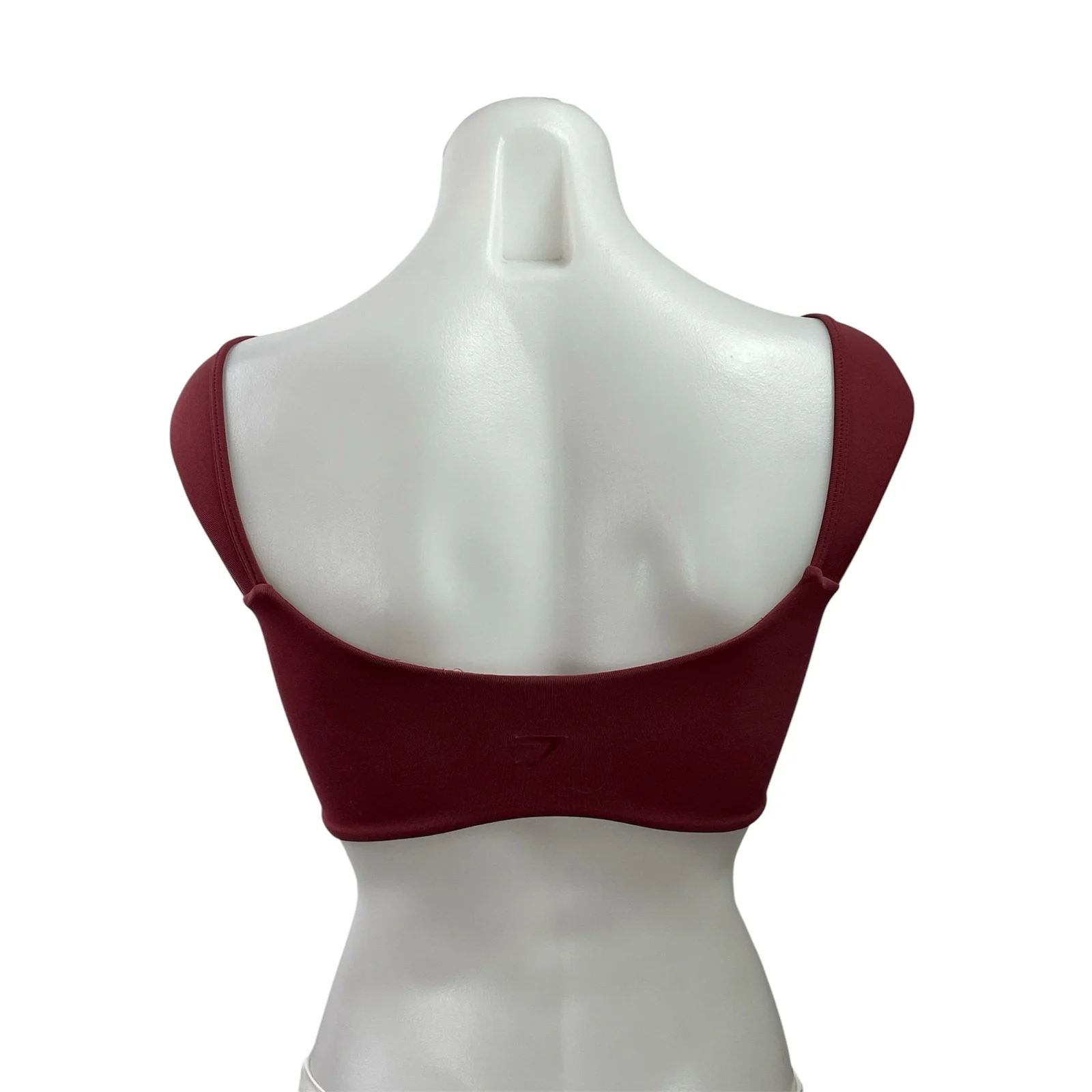 Gymshark Soft Sculpt Red Cap Sleeve Yoga Workout Activewear Bralette Crop Top XS - Image 3