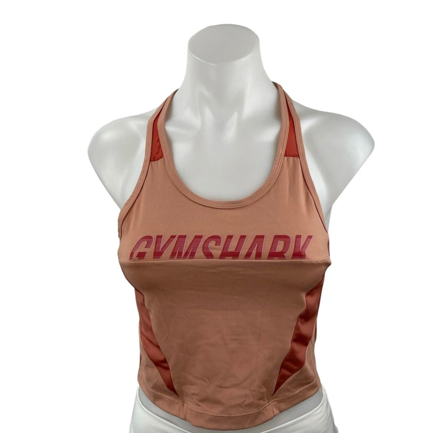 Gymshark Turbo Vest Women's Sleeveless Yoga Athletic Activewear Crop Tank Top XS