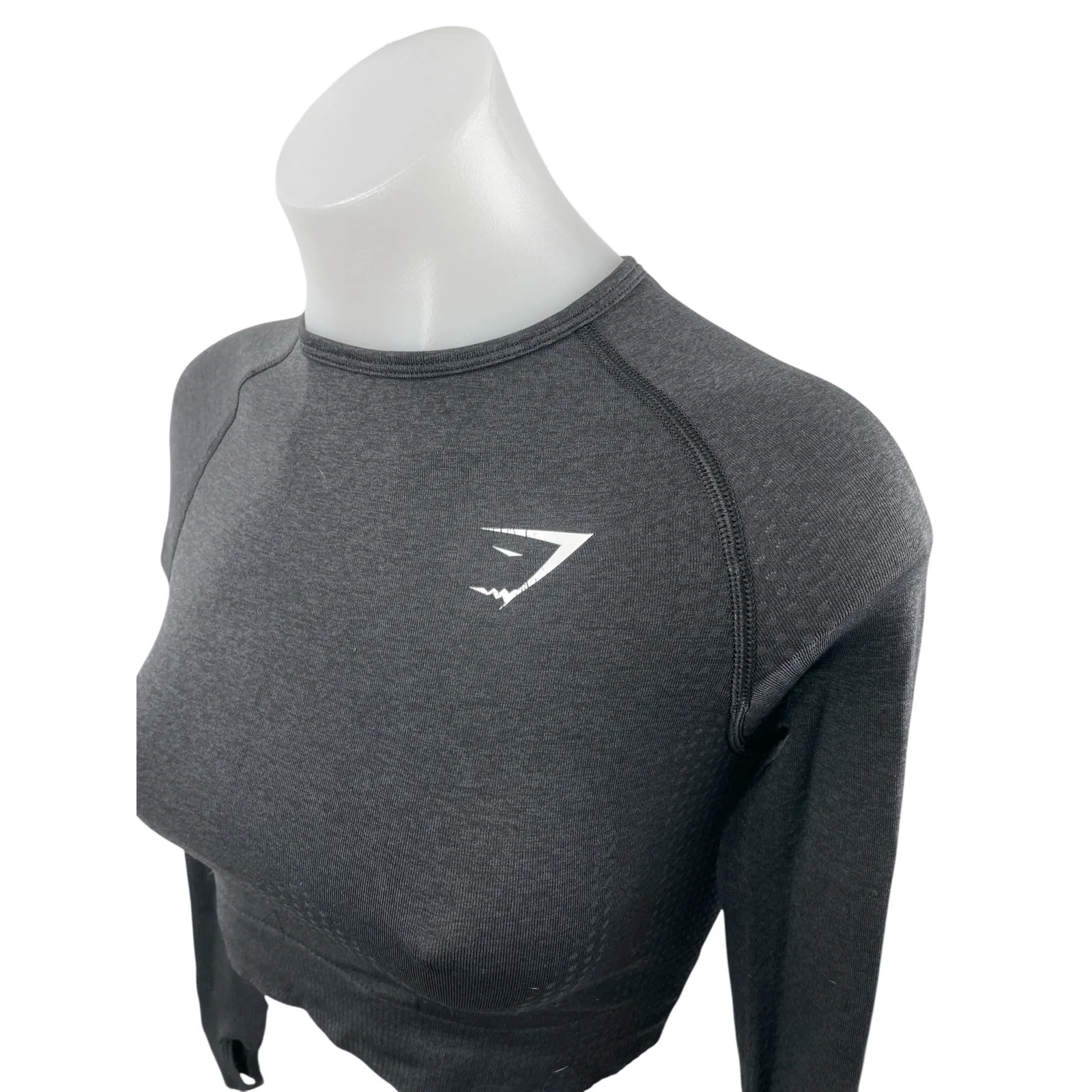 Gymshark Vital Seamless 2.0 Long Sleeve Crop Gym Athletic Activewear Shirt Top S - Image 3