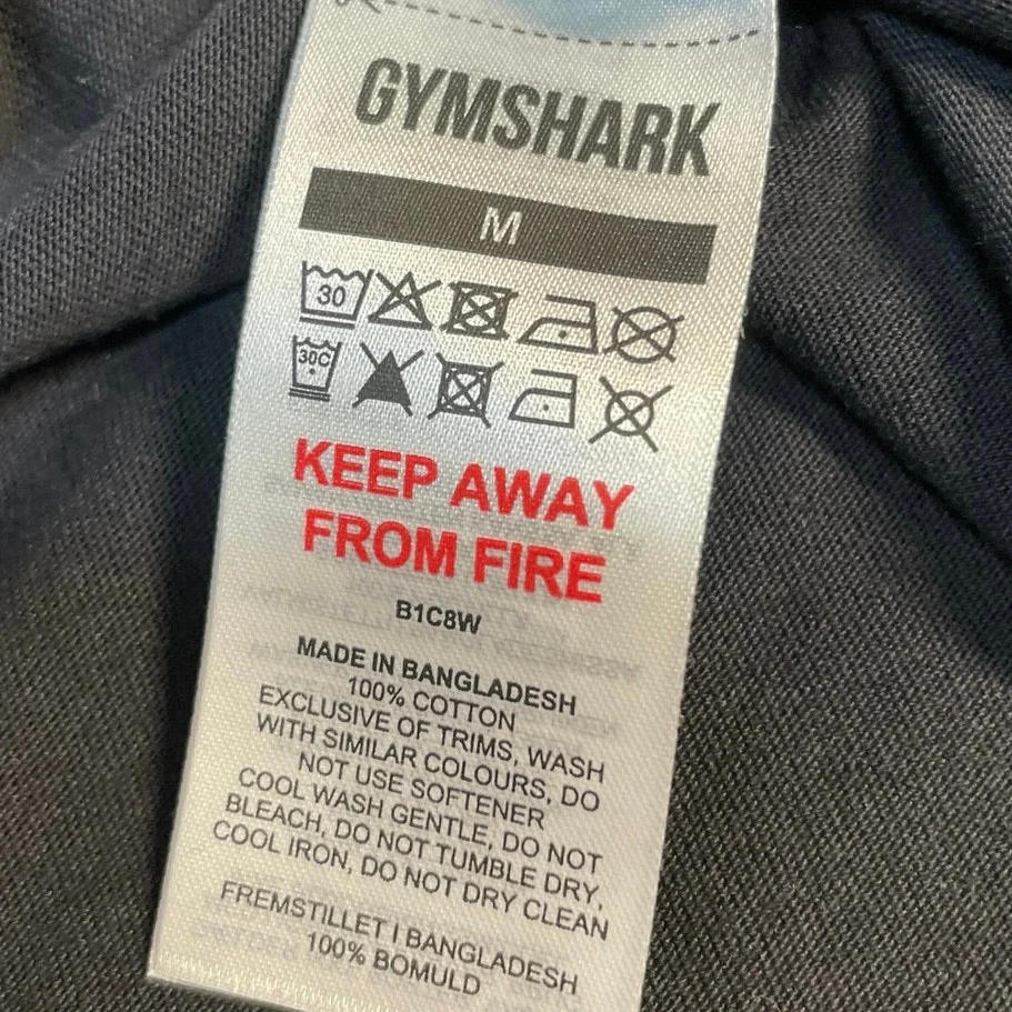 Gymshark Women's Black Strength Dept Long Sleeve Crewneck Sweatshirt Top Size M - Image 5