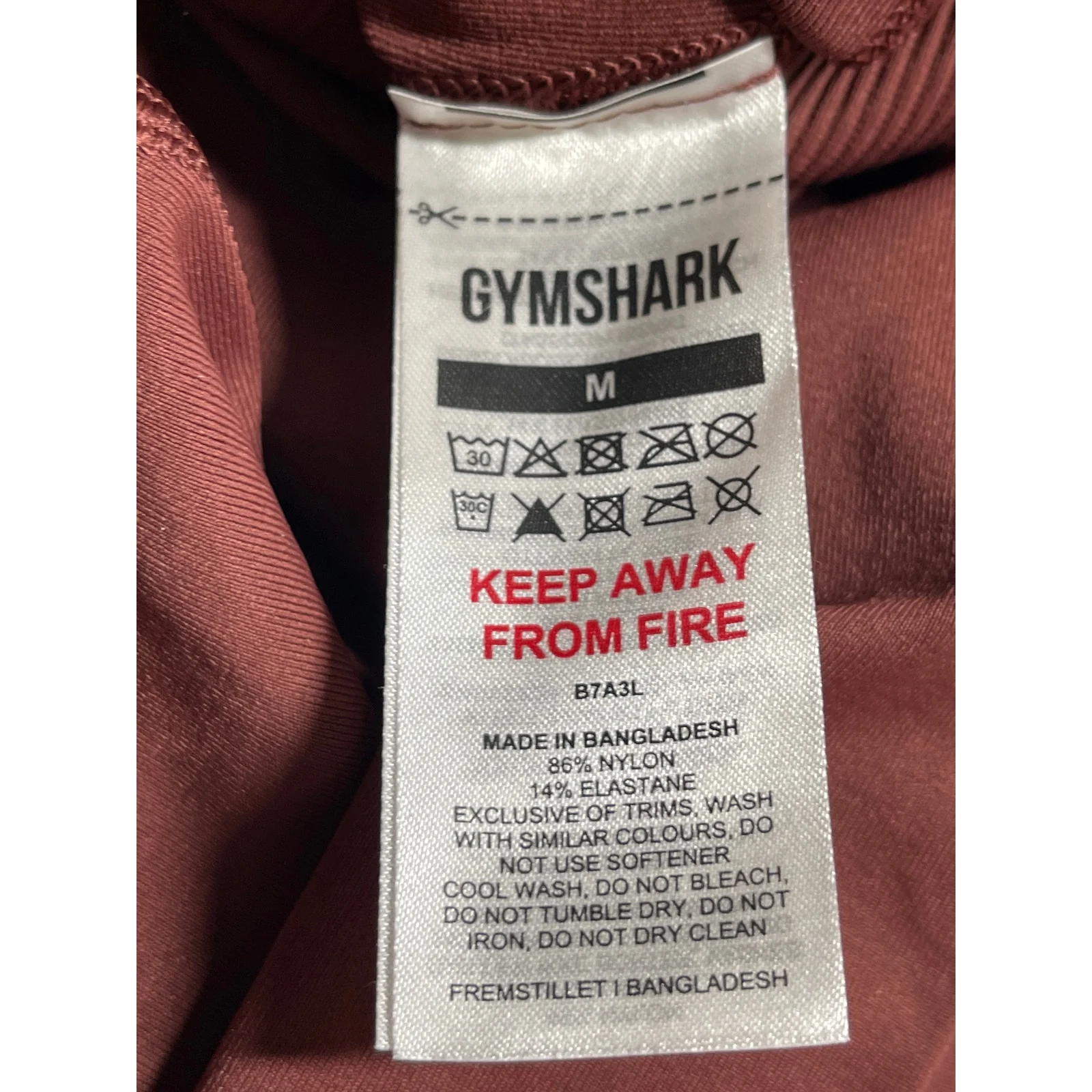 Gymshark Women's Brown Seamless High Rise Skinny Athletic Yoga Leggings Pants M - Image 4