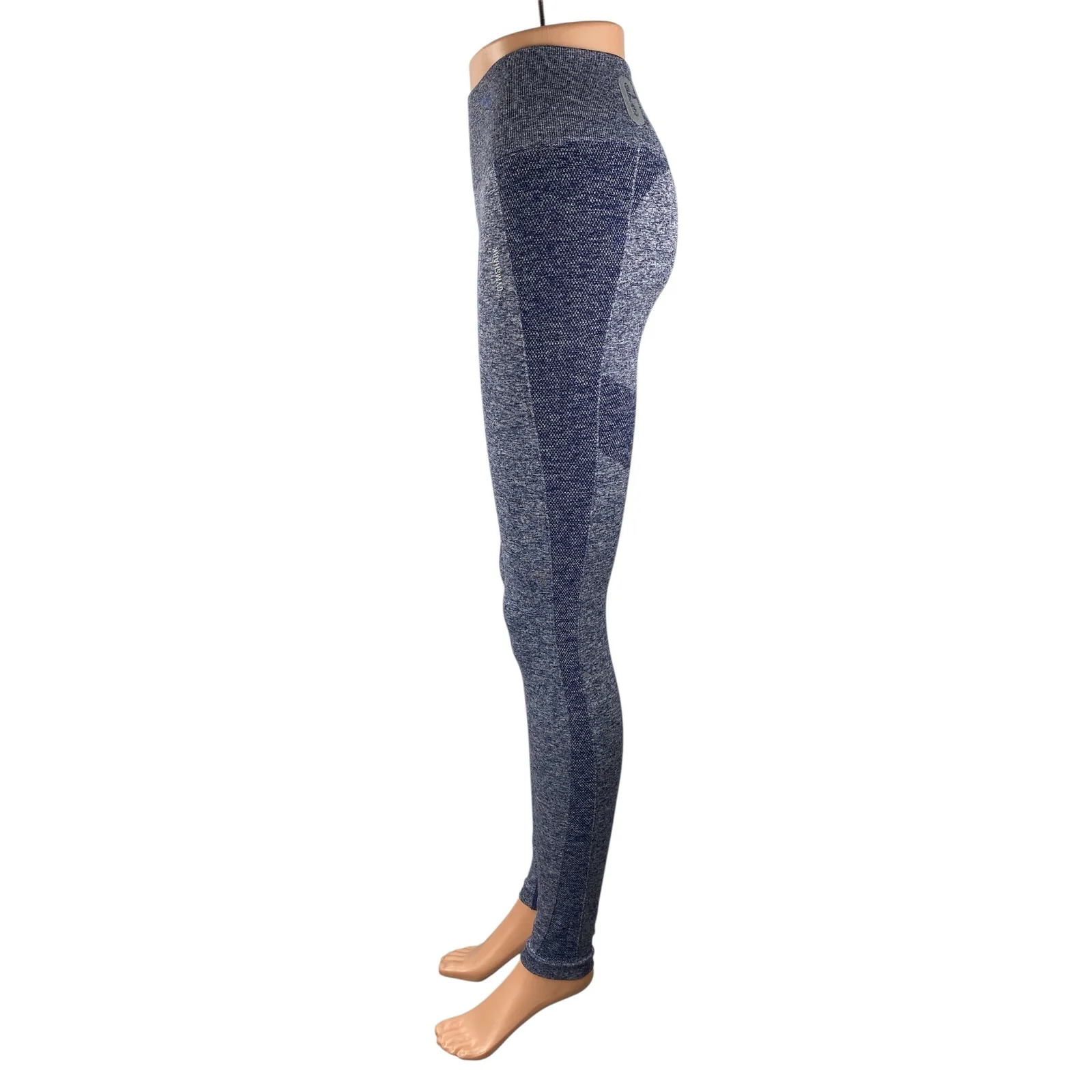 Gymshark Women's Gray High Rise Skinny Yoga Athletic Activewear Leggings Pants S - Image 3
