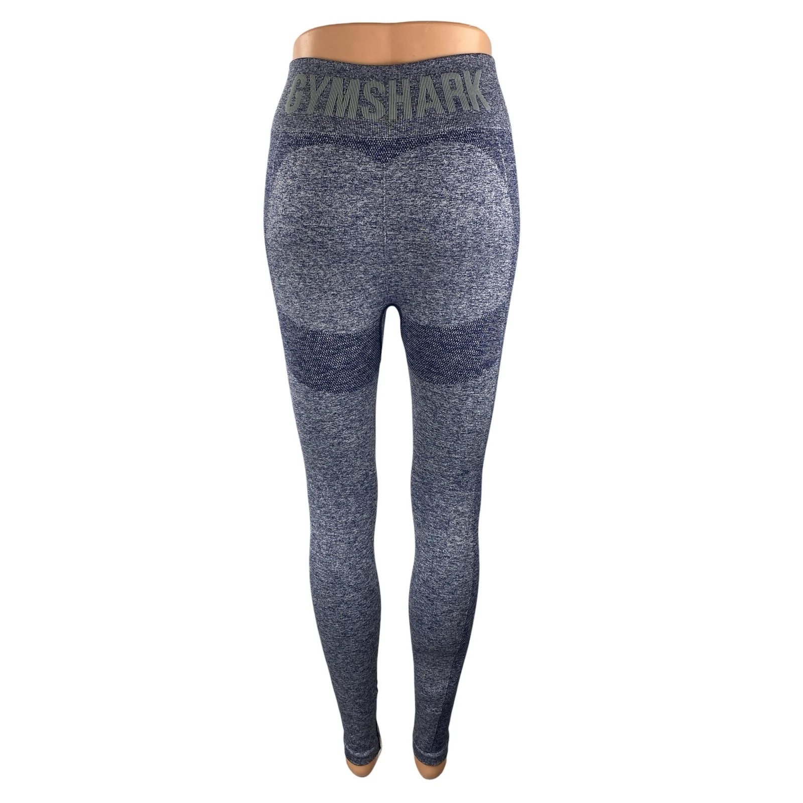 Gymshark Women's Gray High Rise Skinny Yoga Athletic Activewear Leggings Pants S - Image 4