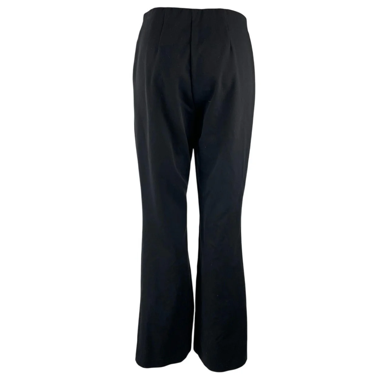 H&M Women's Black High Waisted Palazzo Wide Leg Flare Trousers Dress Pants Sz 6 - Image 4