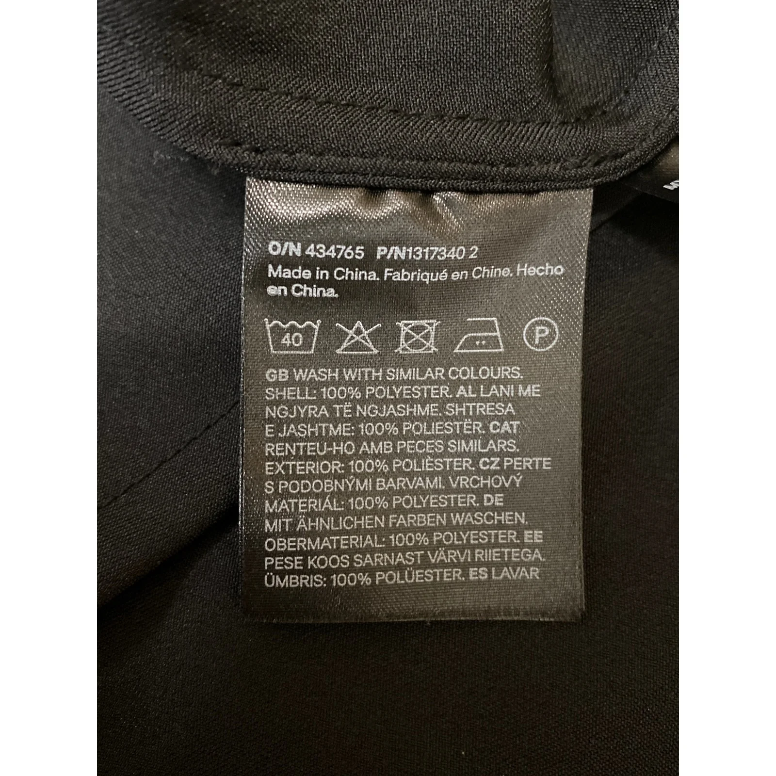 H&M Women's Black Silky Satin Asymmetric Drape High Low A-Line Slip Skirt Size L - Image 6