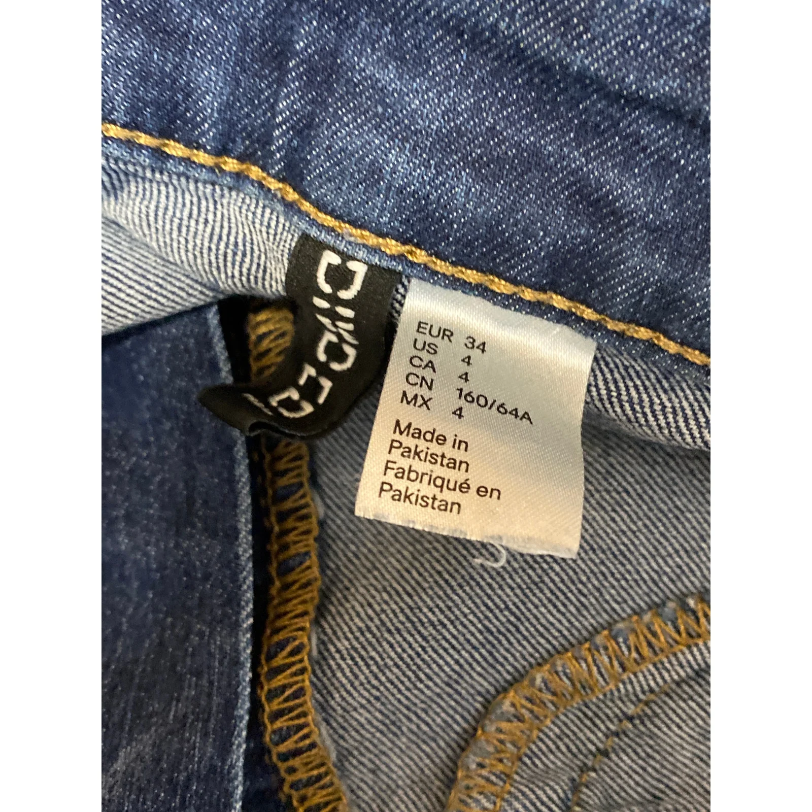 H&M Women's Blue High Waisted Slim Fit Y2k Casual Skinny Denim Jeans Size 4 - Image 5