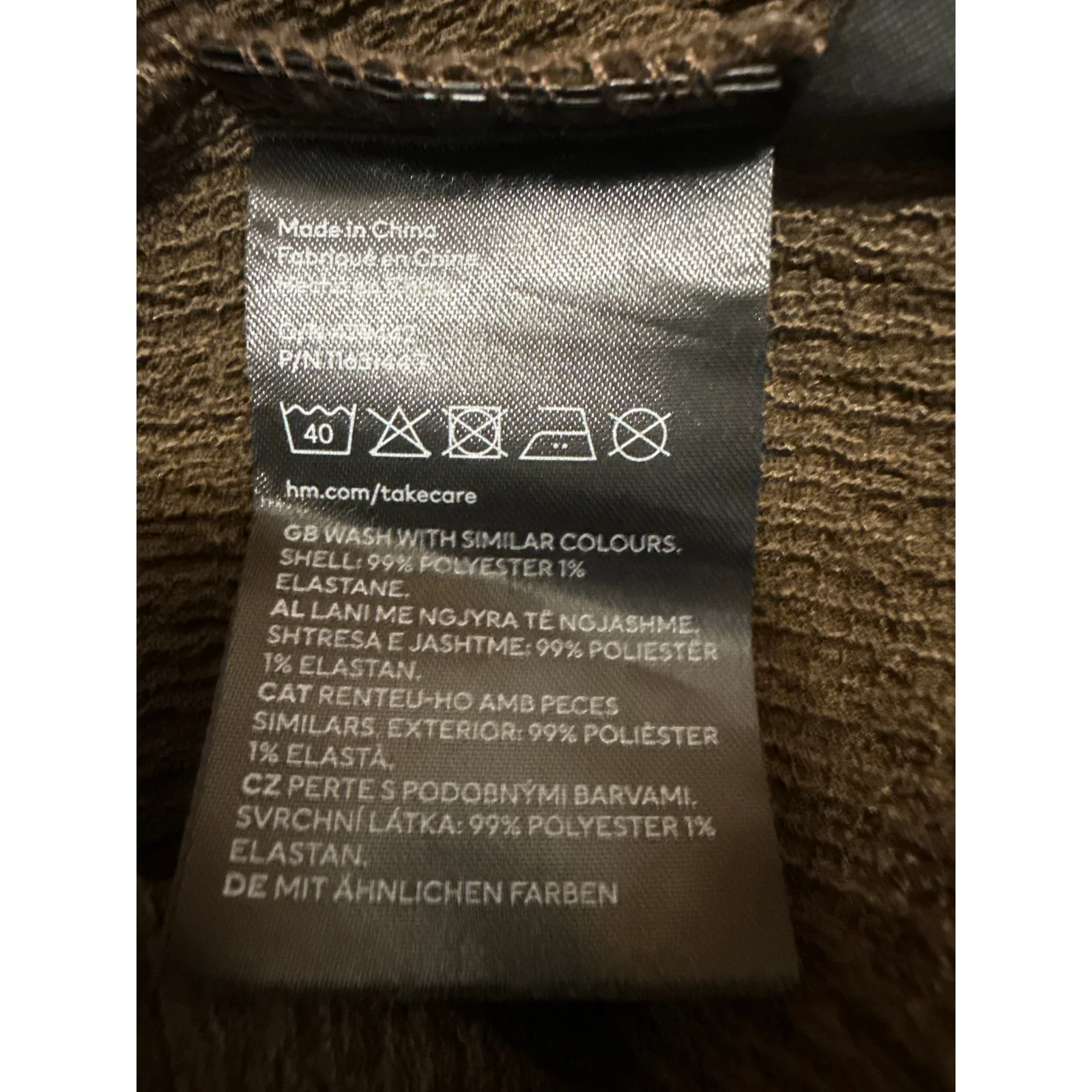 H&M Women's Brown Twist Front Sleeveless V Neck Midi Cami Tank Slip Dress Sz XS - Image 5
