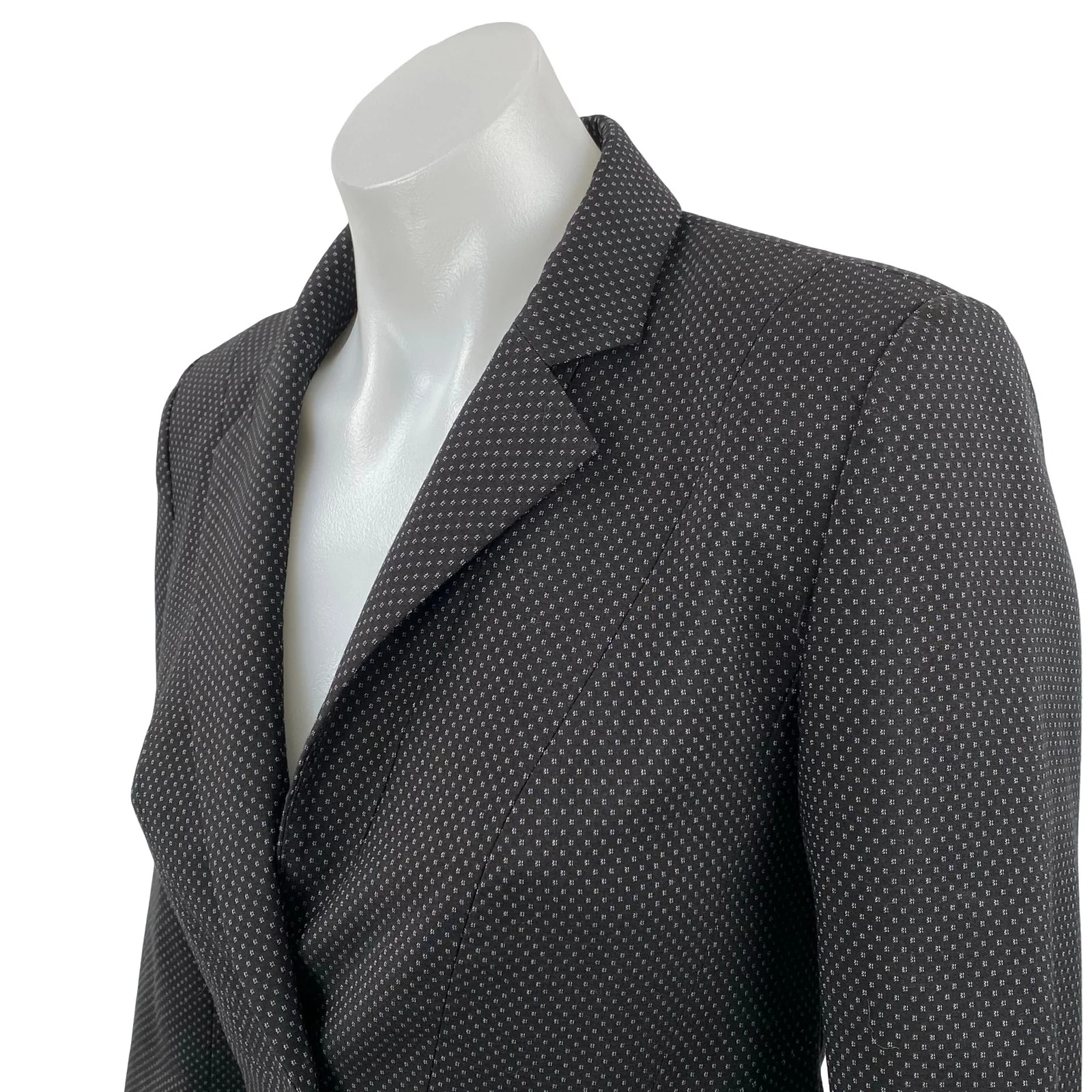 Halogen Women's Notched Collar Long Sleeve Single Breasted Blazer Coat Jacket 0P - Image 3