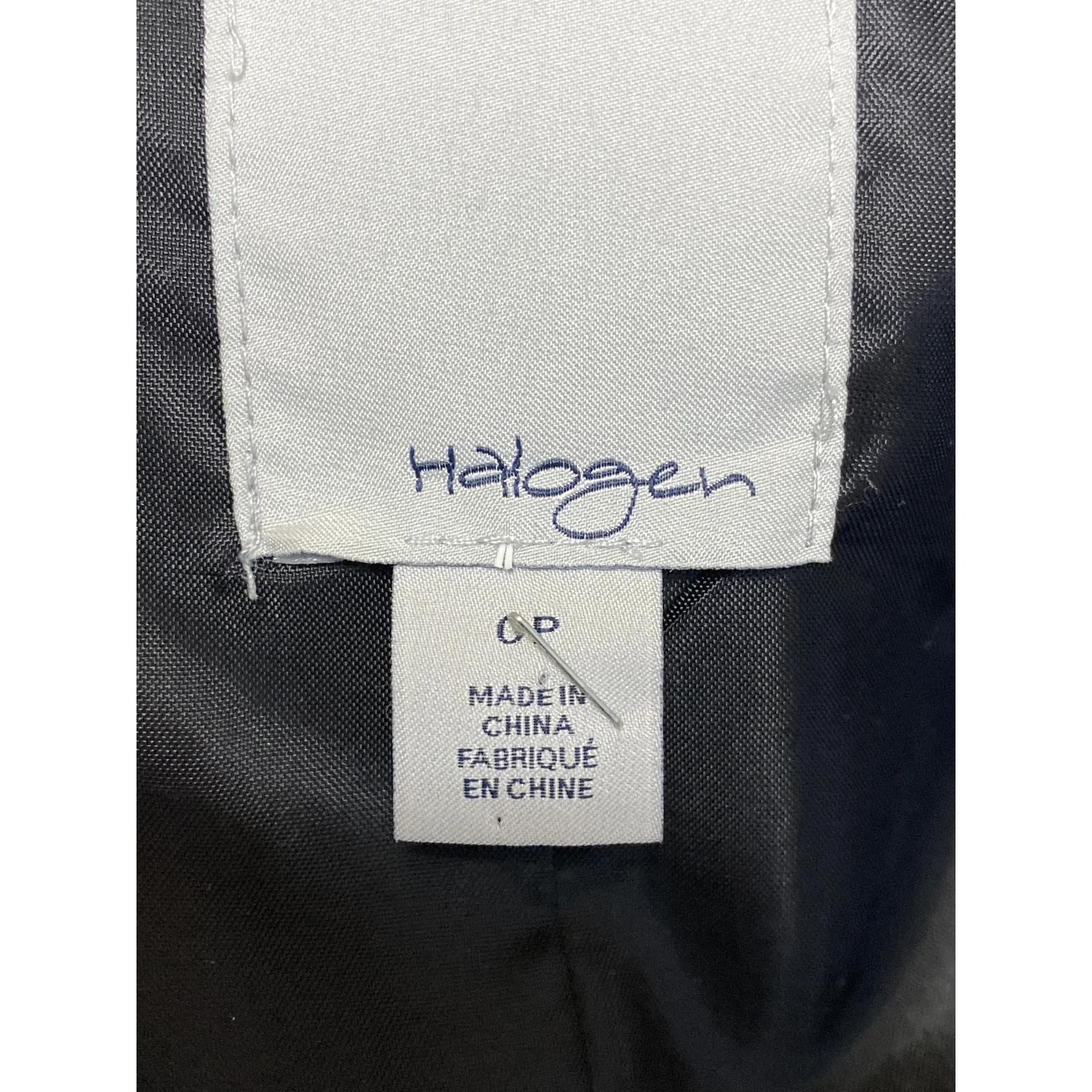 Halogen Women's Notched Collar Long Sleeve Single Breasted Blazer Coat Jacket 0P - Image 5