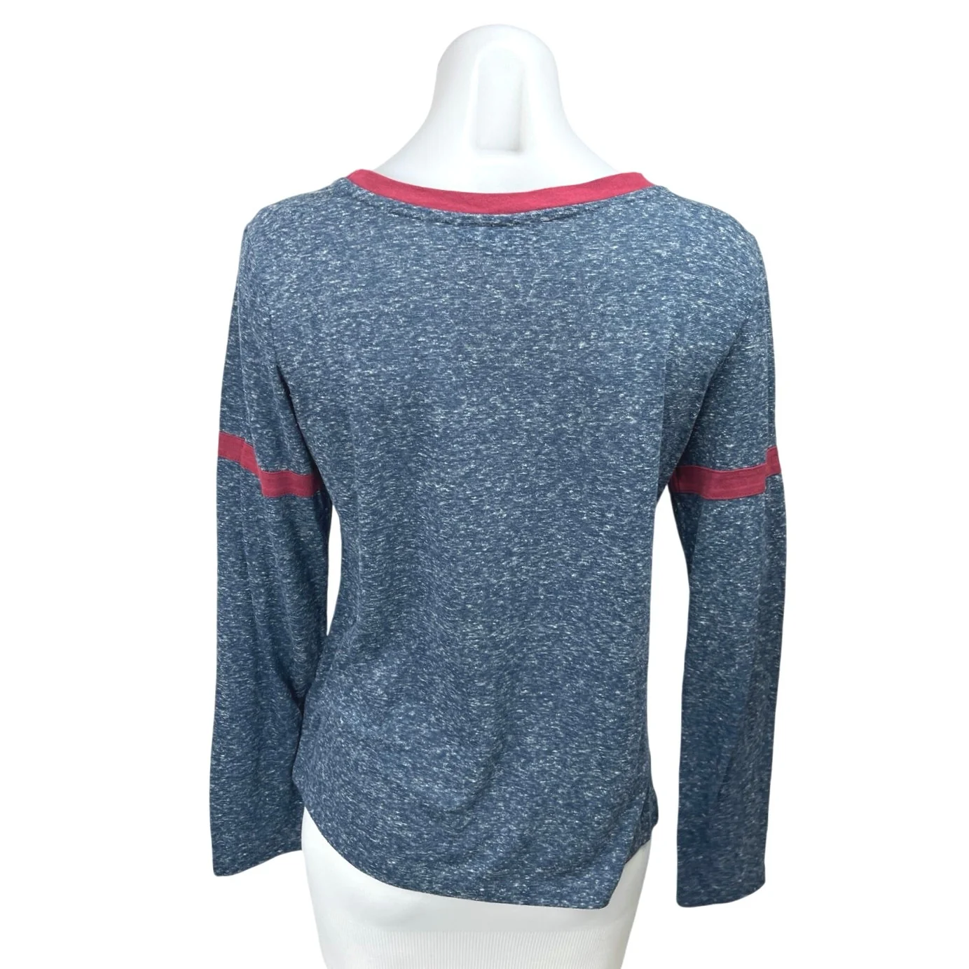 Harry Potter Gryffindor House Women's Blue Long Sleeve Pullover Tee Shirt Top M - Image 2